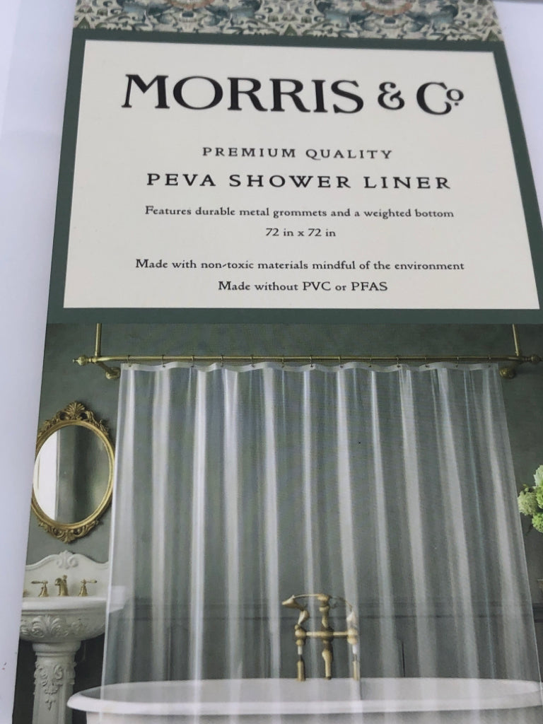 NIP MORRIS & CO PEVA SHOWER LINER.