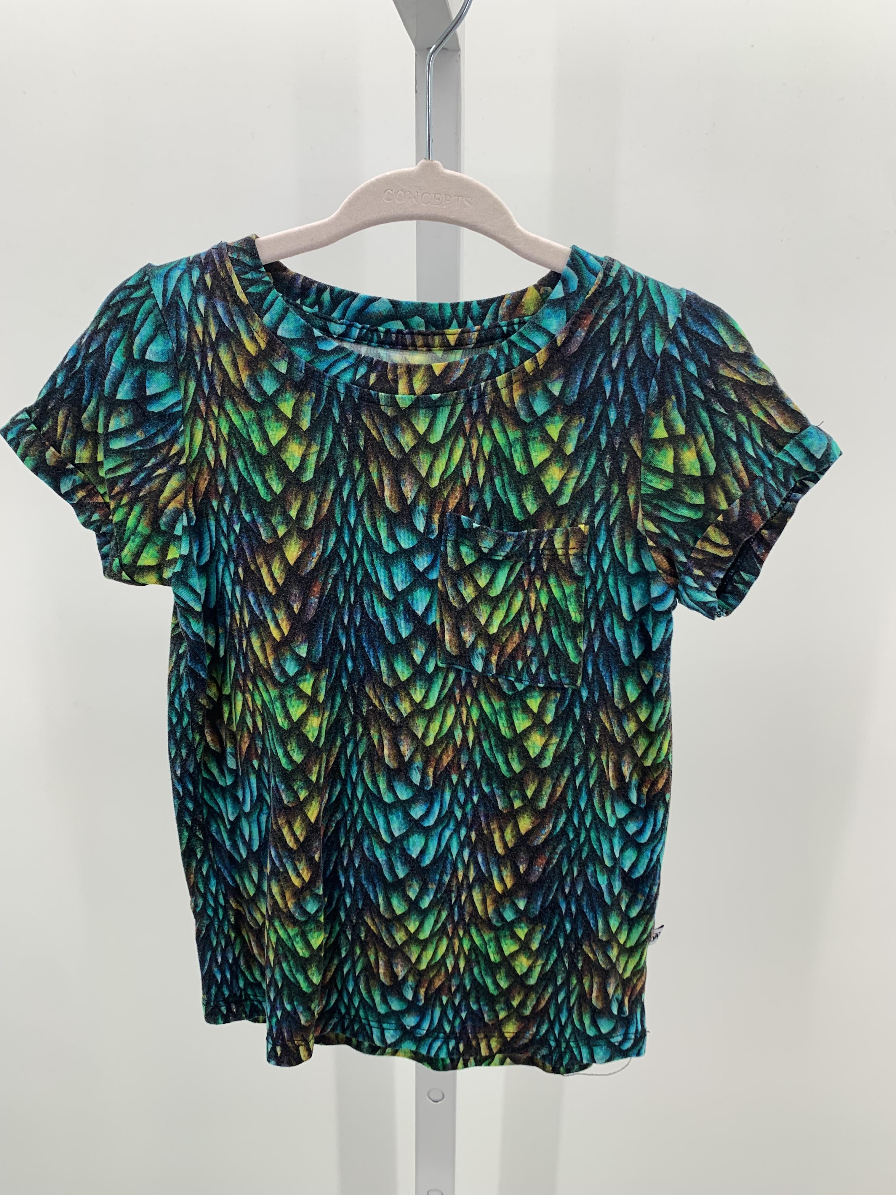 PATTERN KNIT TEE.