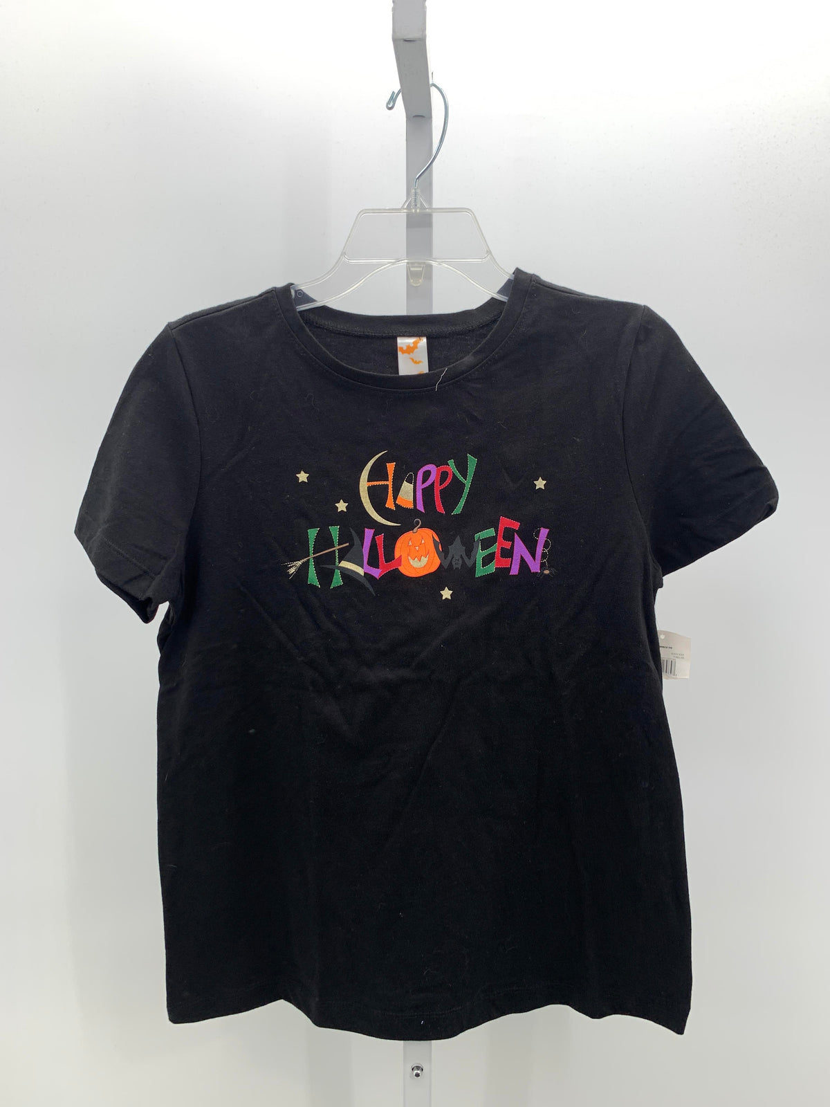 NEW SHORT SLV SHIRT HAPPY HALLOWEEN.