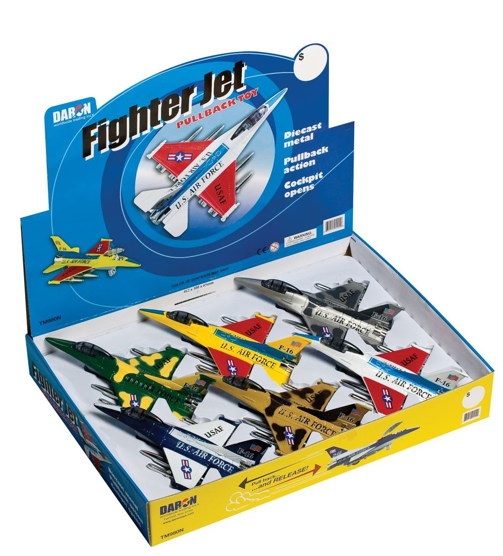 Fighter Jet Pullback Toy