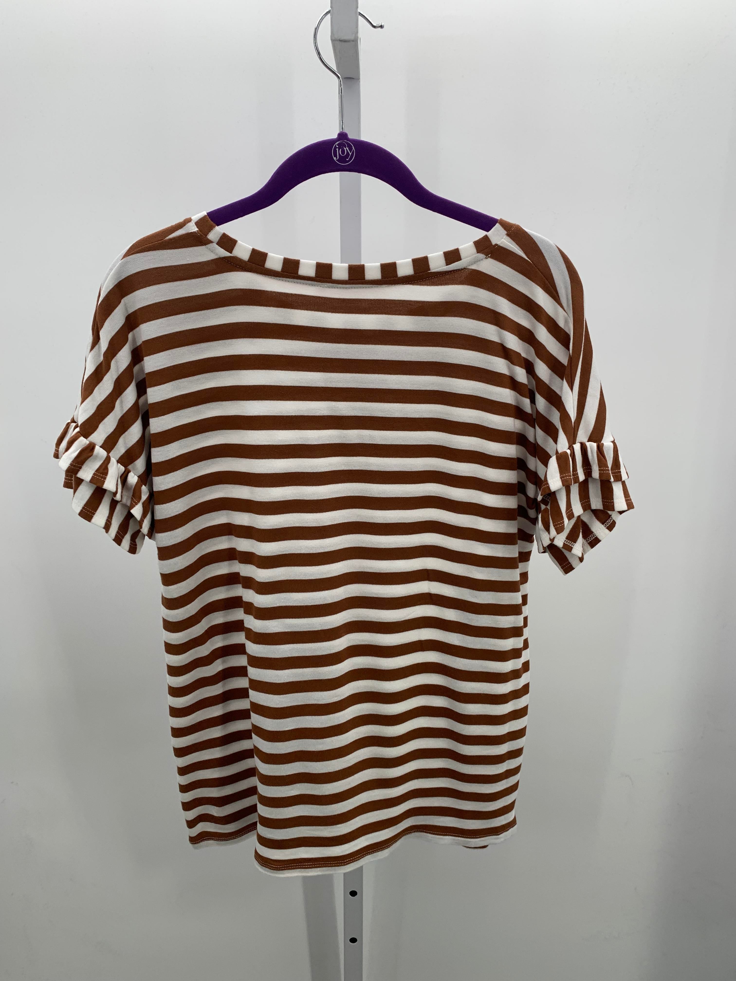 Jane + Delancey Size Medium Misses Short Sleeve Shirt