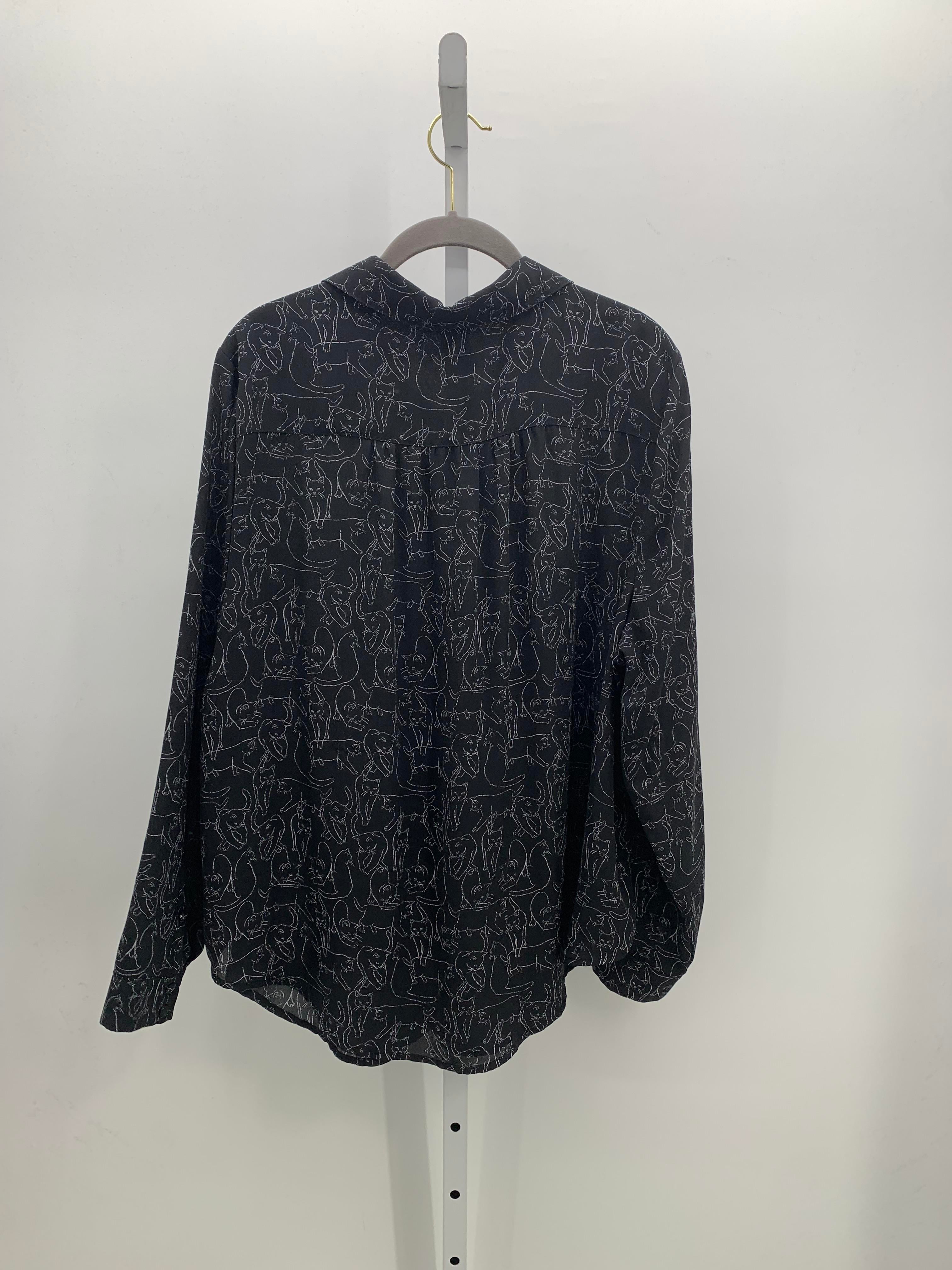 Torrid Size 1X Womens Long Sleeve Shirt