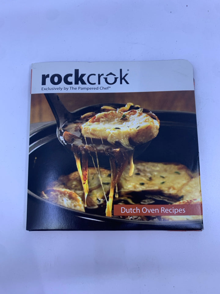 PAMPERED CHEF ROCKCROK DUTCH OVEN.
