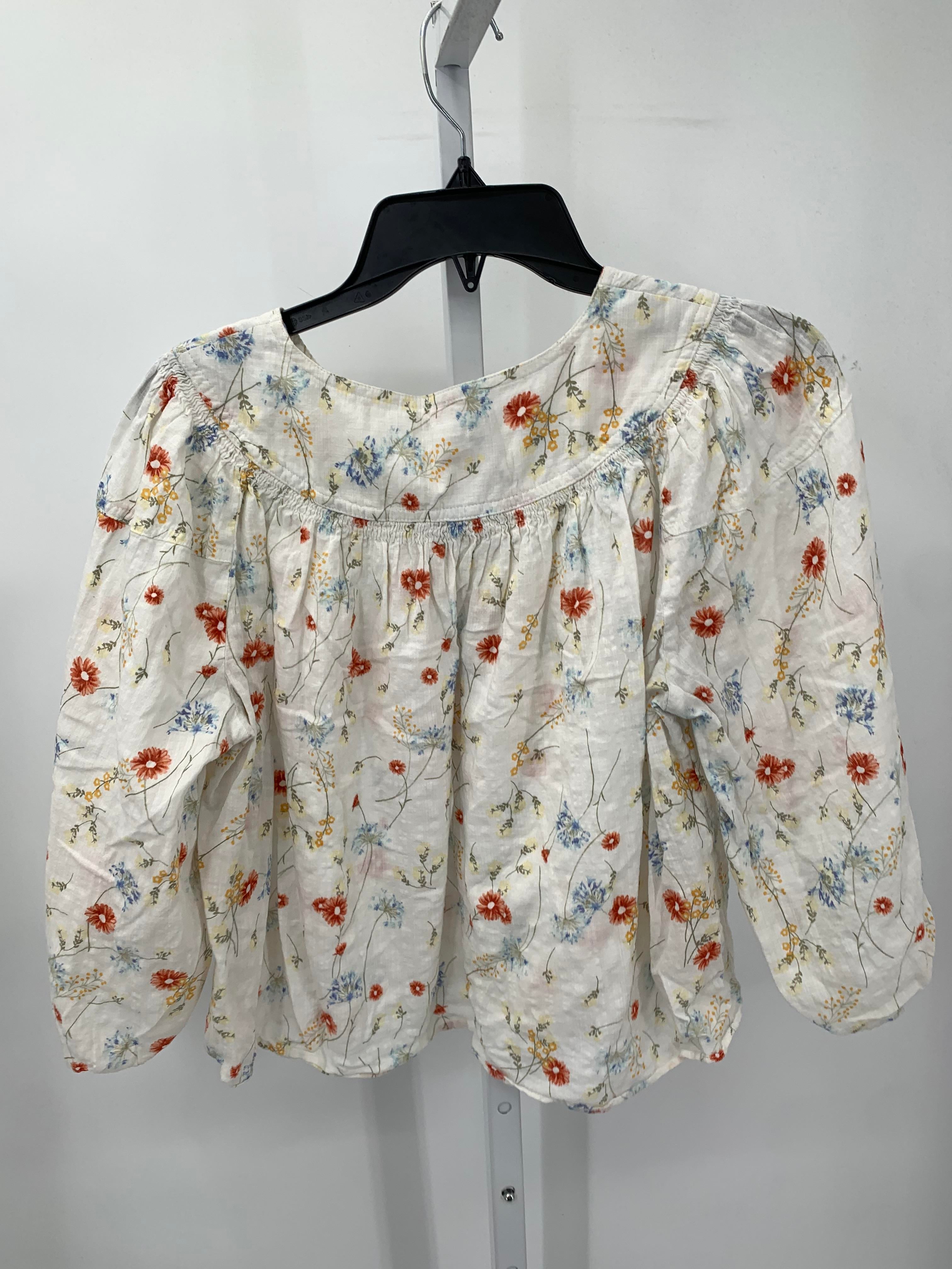 A.N.A. Size Medium Petite Petite 3/4 Sleeve Shirt