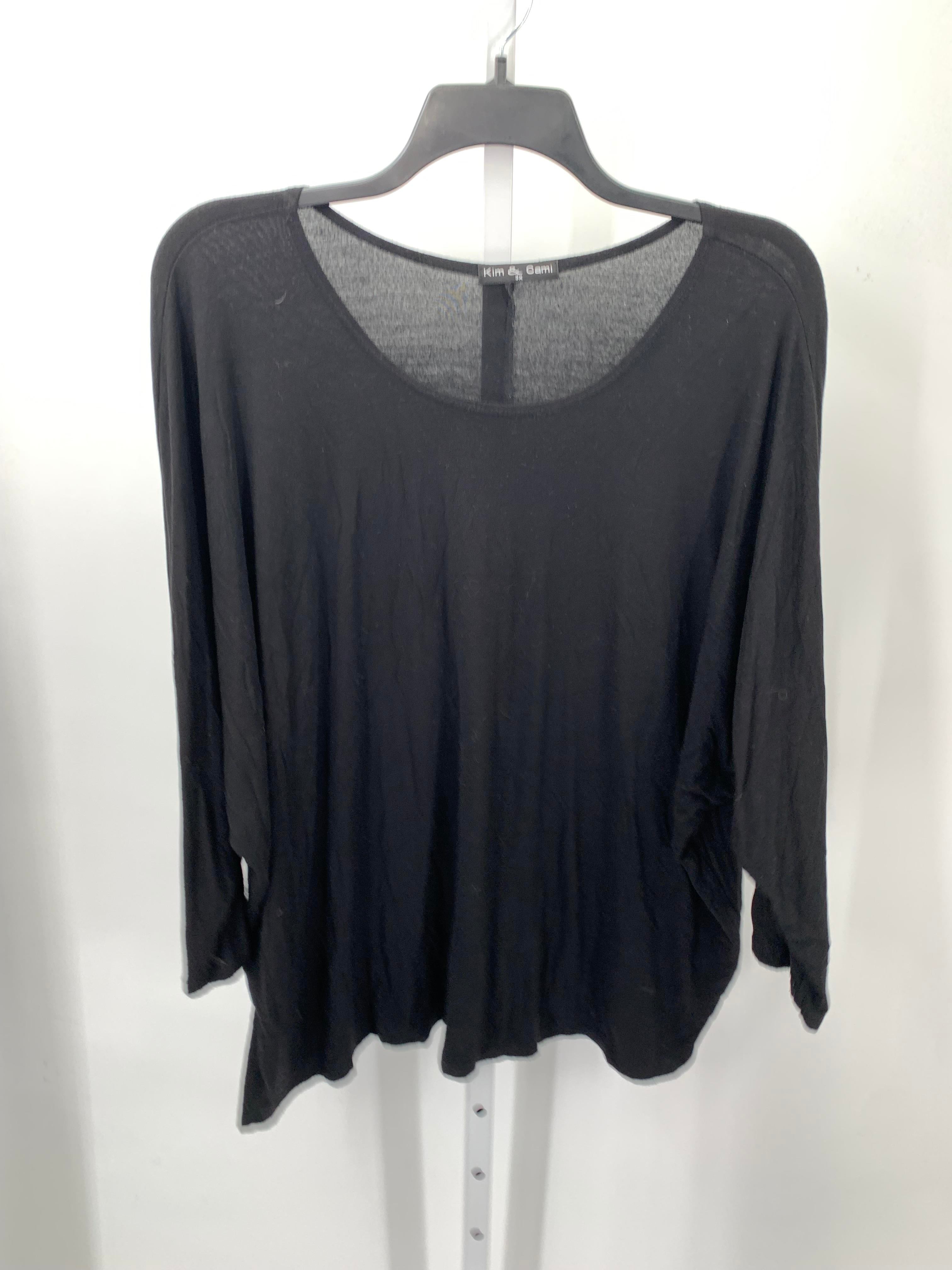 Kim & Cami Size 3X Womens 3/4 Sleeve Shirt