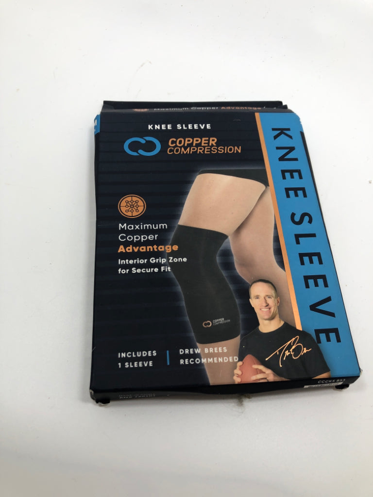 NIB COPPER COMPRESSION KNEE SLEEVE.