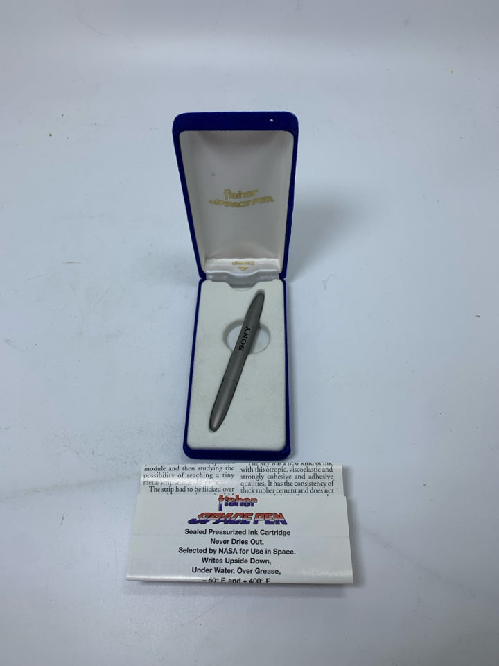 VTG FISHER SPACE BULLET PEN "SONY" IN BOX.