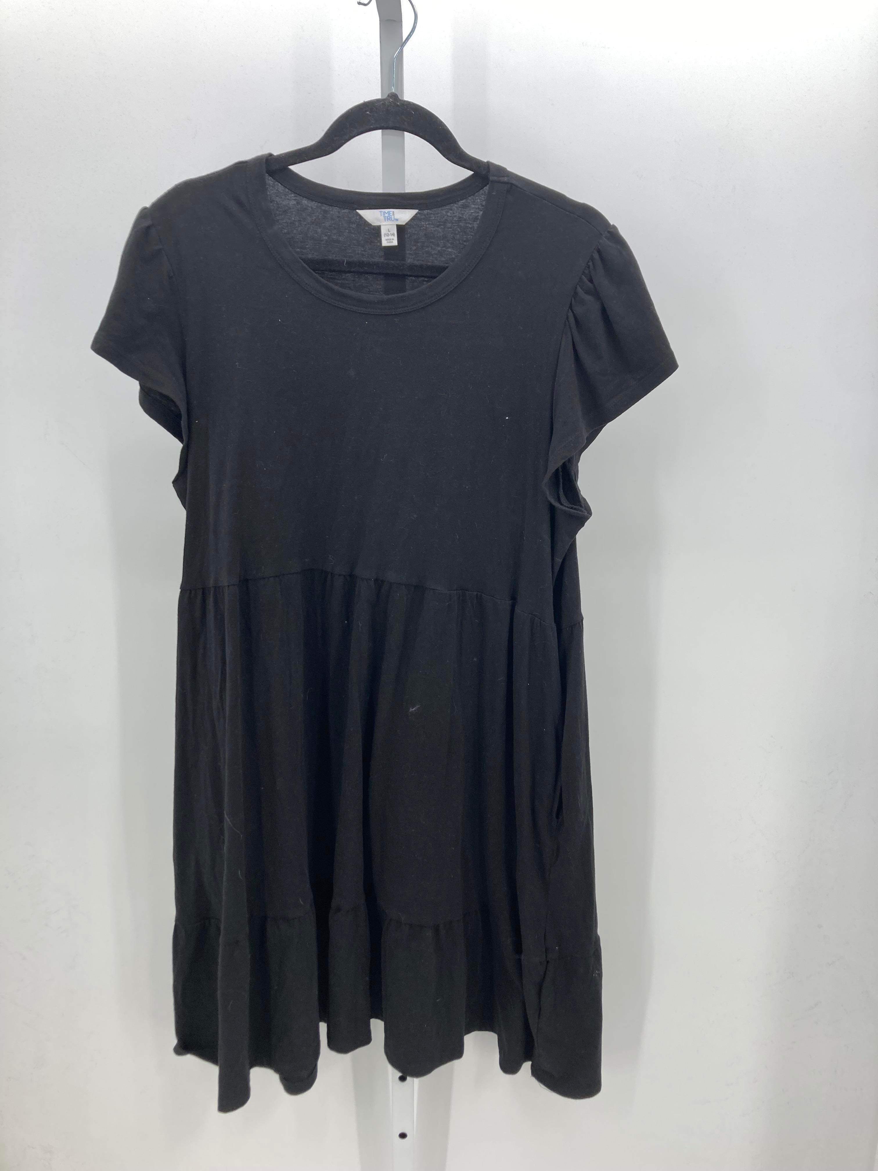 Time and Tru Size Large Misses Short Sleeve Dress