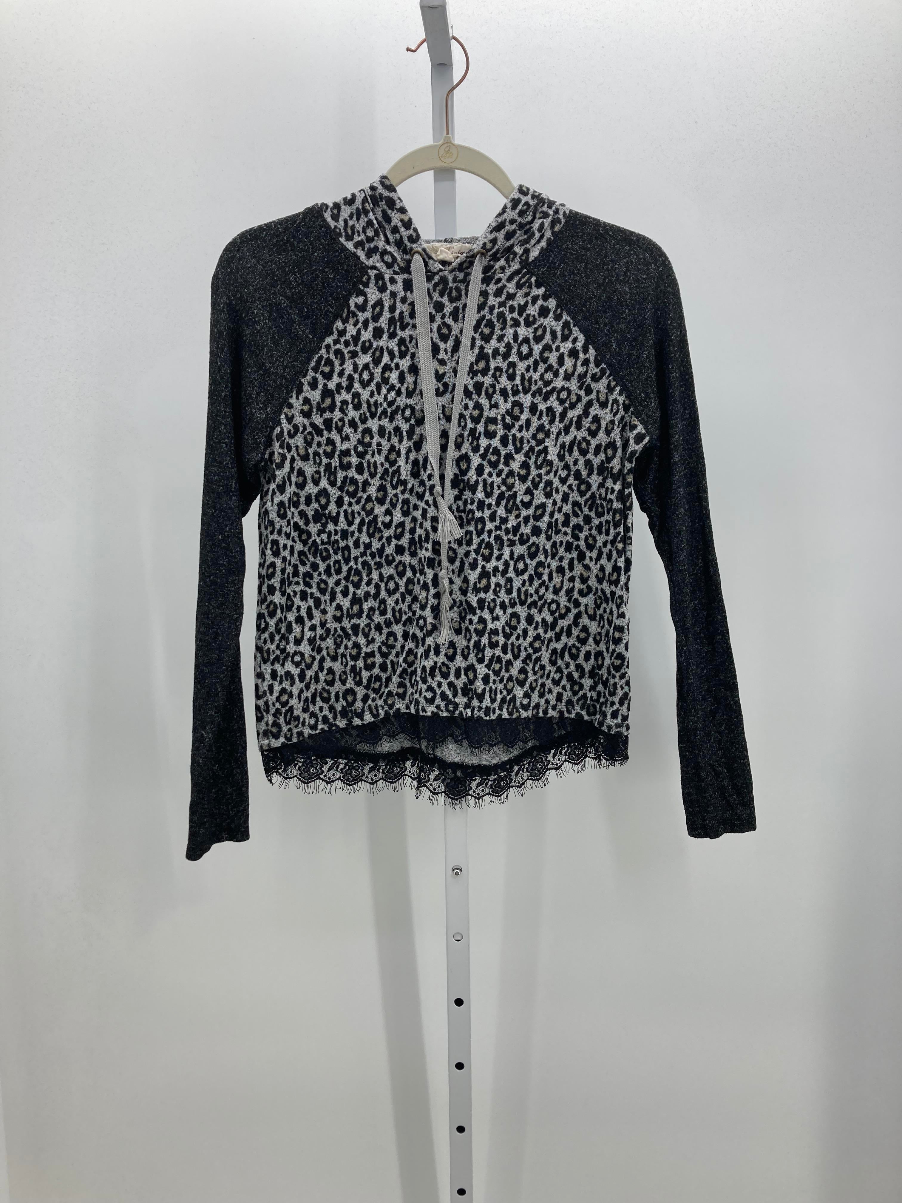 Rewind Size X Small Juniors Long Sleeve Shirt