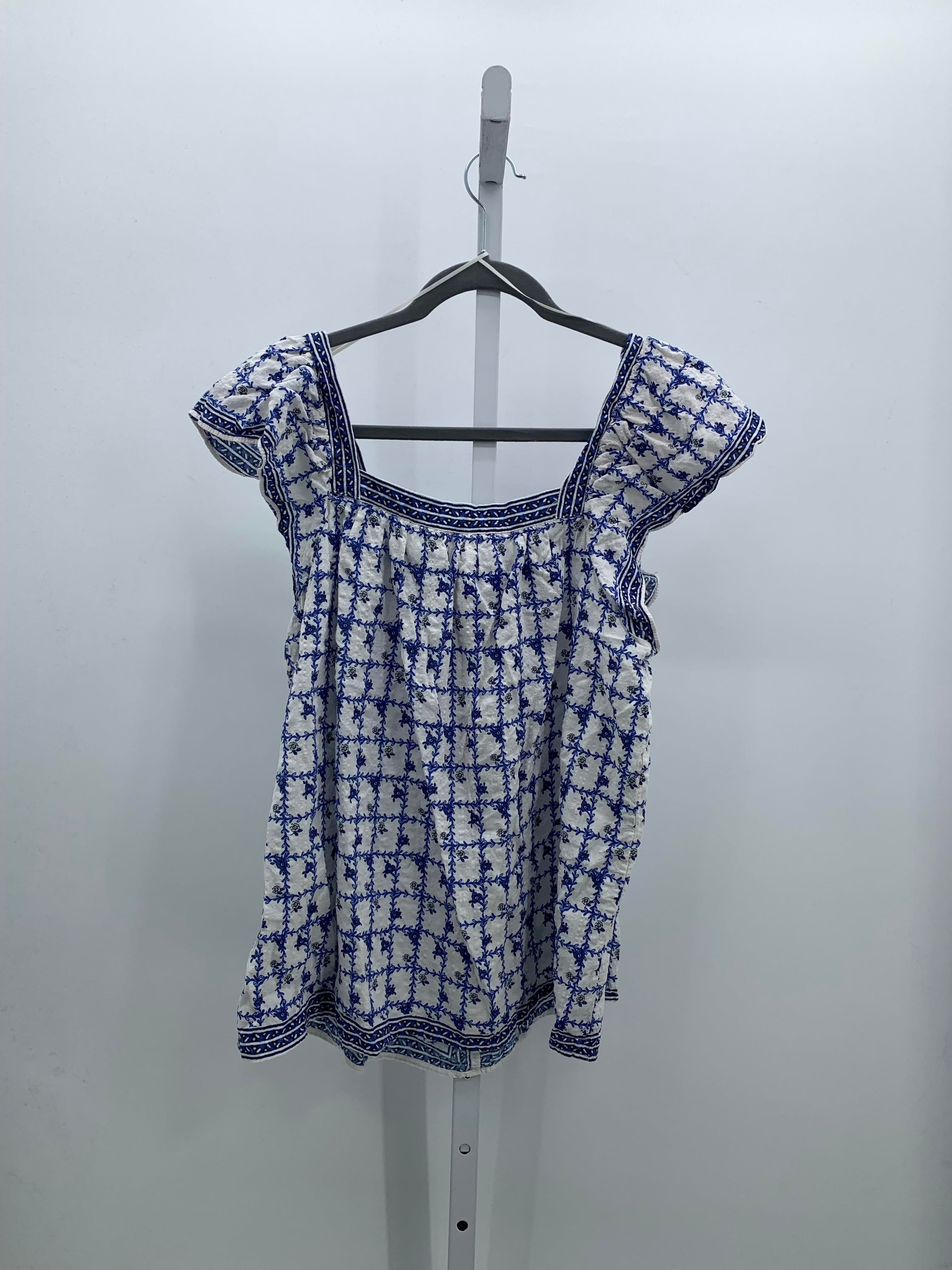 Max Studio Size Extra Large Misses Short Sleeve Shirt
