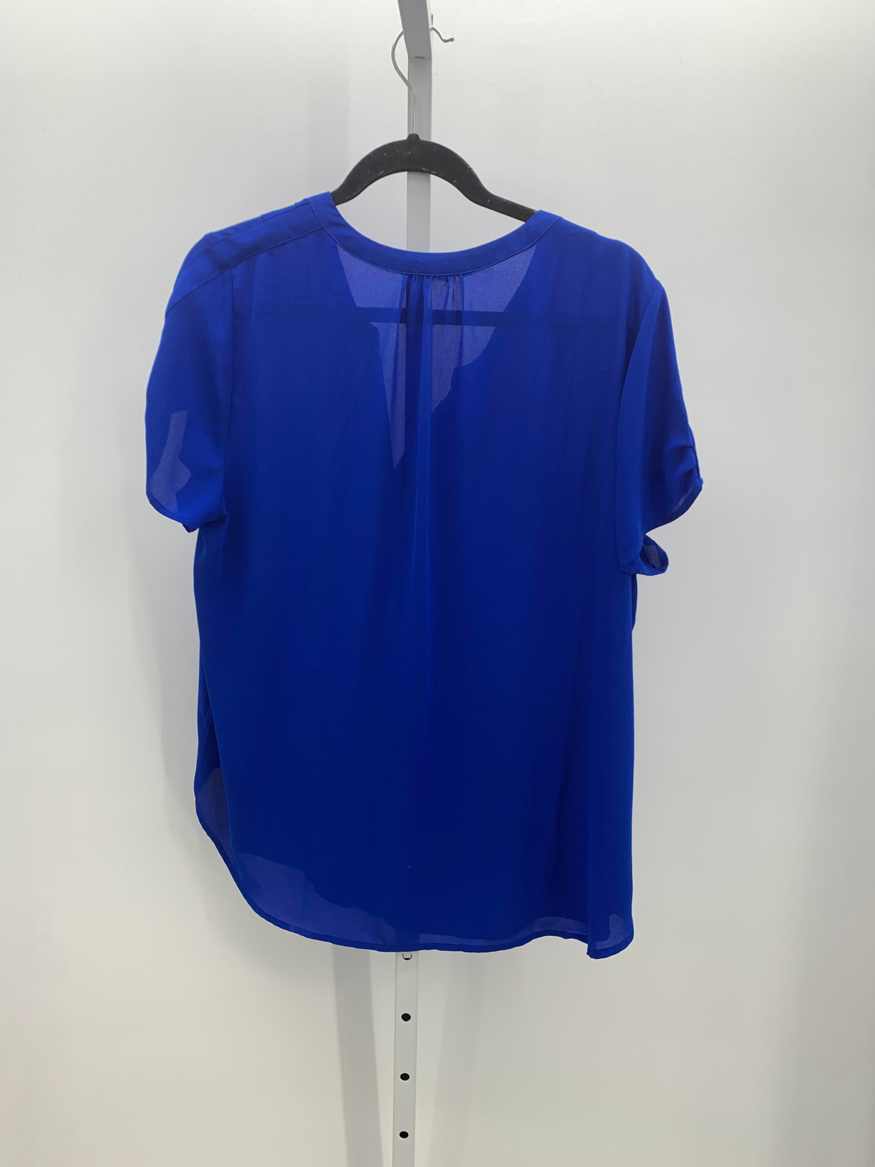 Pleione Size Extra Large Misses Short Sleeve Shirt