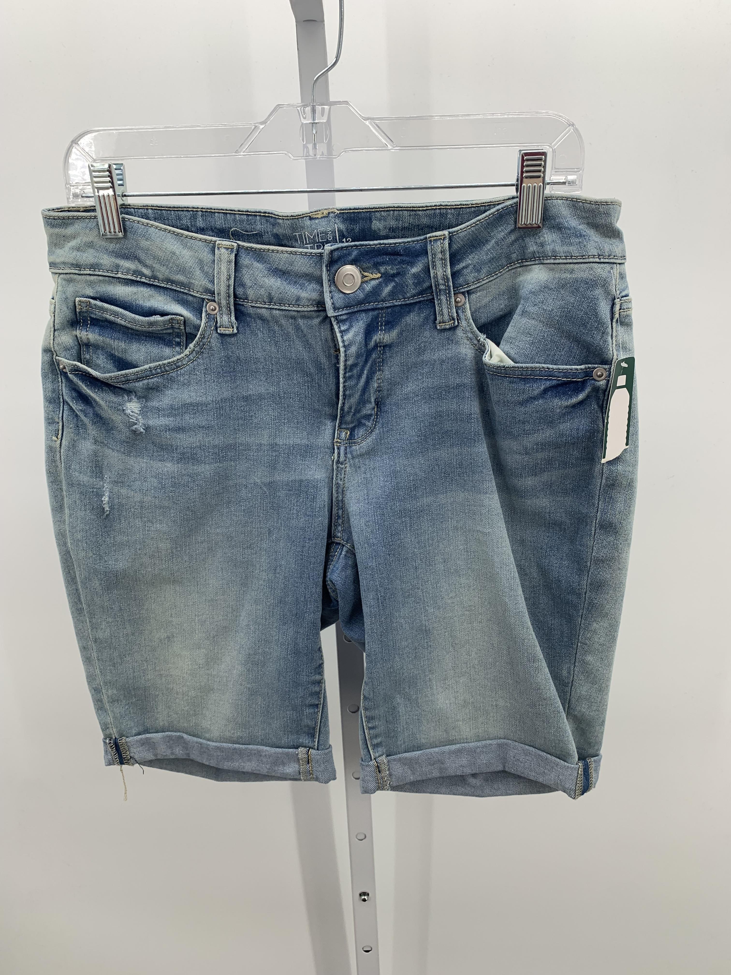 Time and Tru Size 12 Misses Shorts