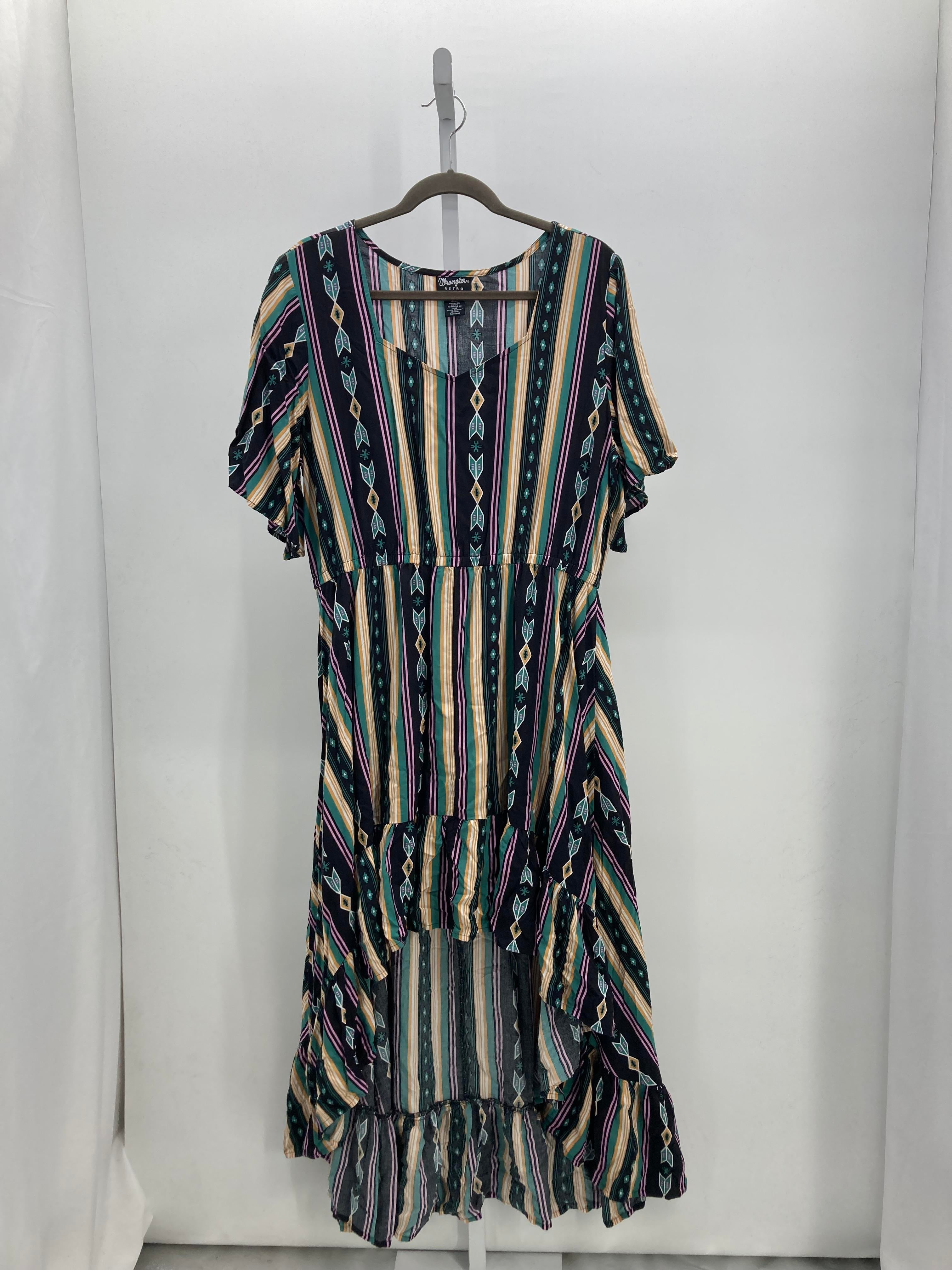 Wrangler Size Extra Large Misses Short Sleeve Dress