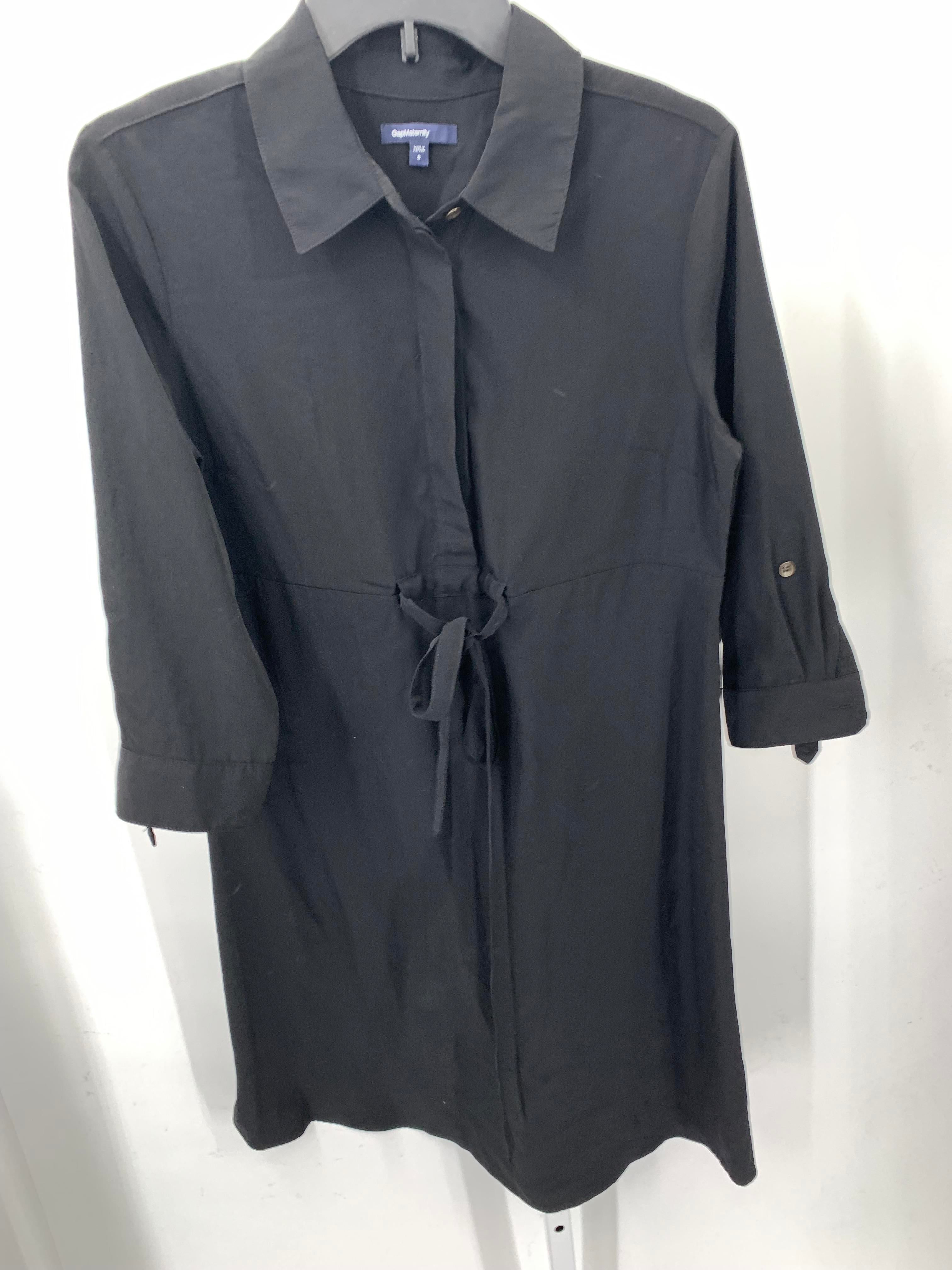 Gap Black Size Small Maternity Long Sleeve Dress