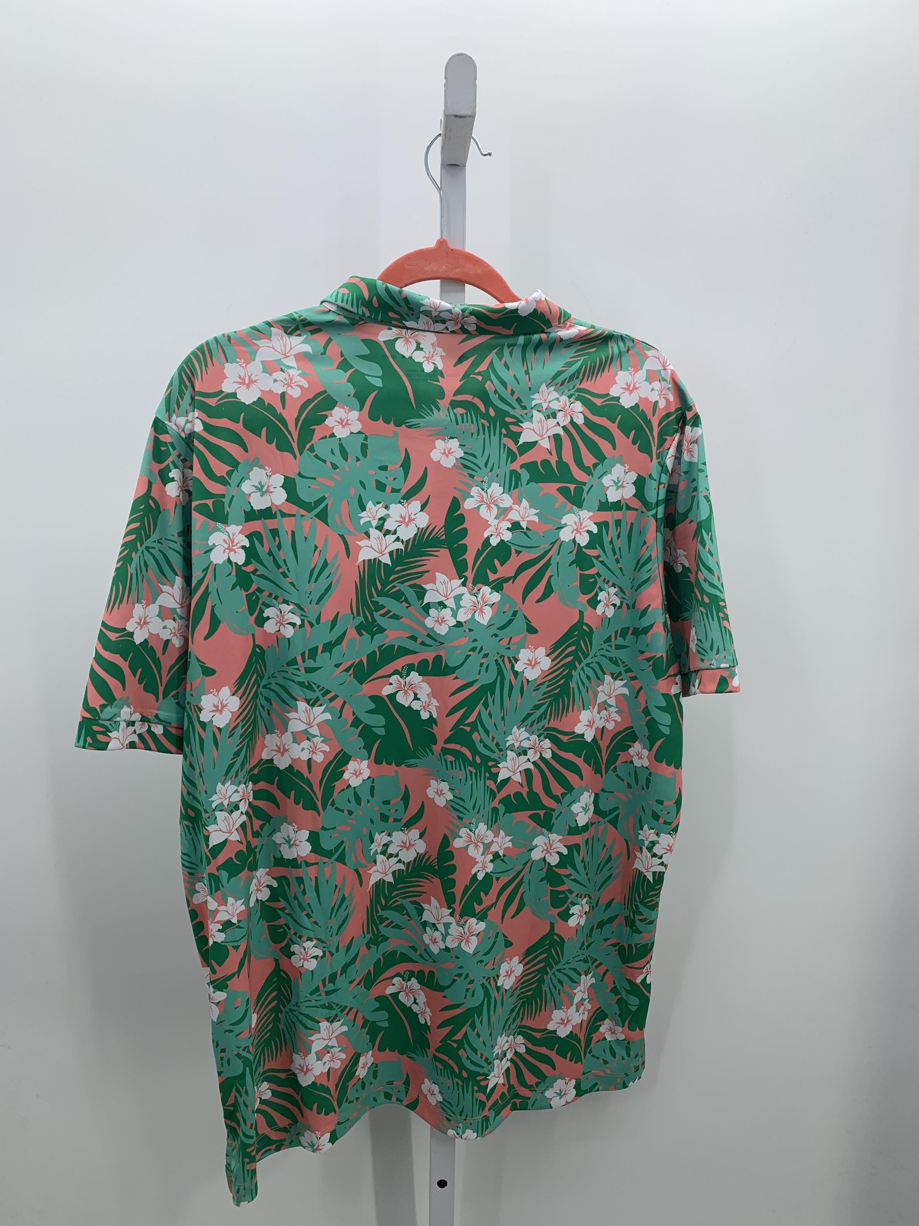 TROPICAL FLOWERS POLO.