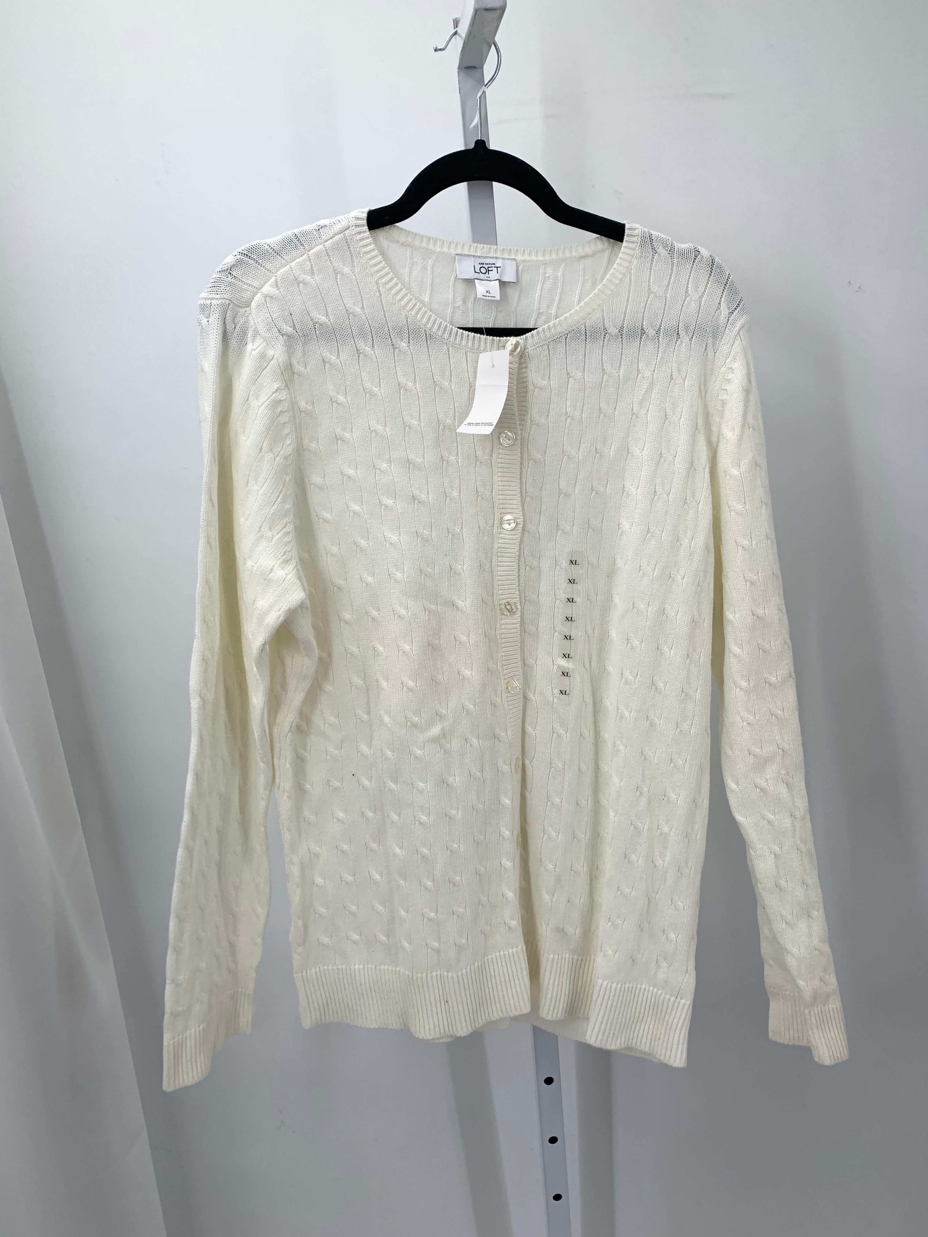 Loft Size Extra Large Misses Long Slv Sweater