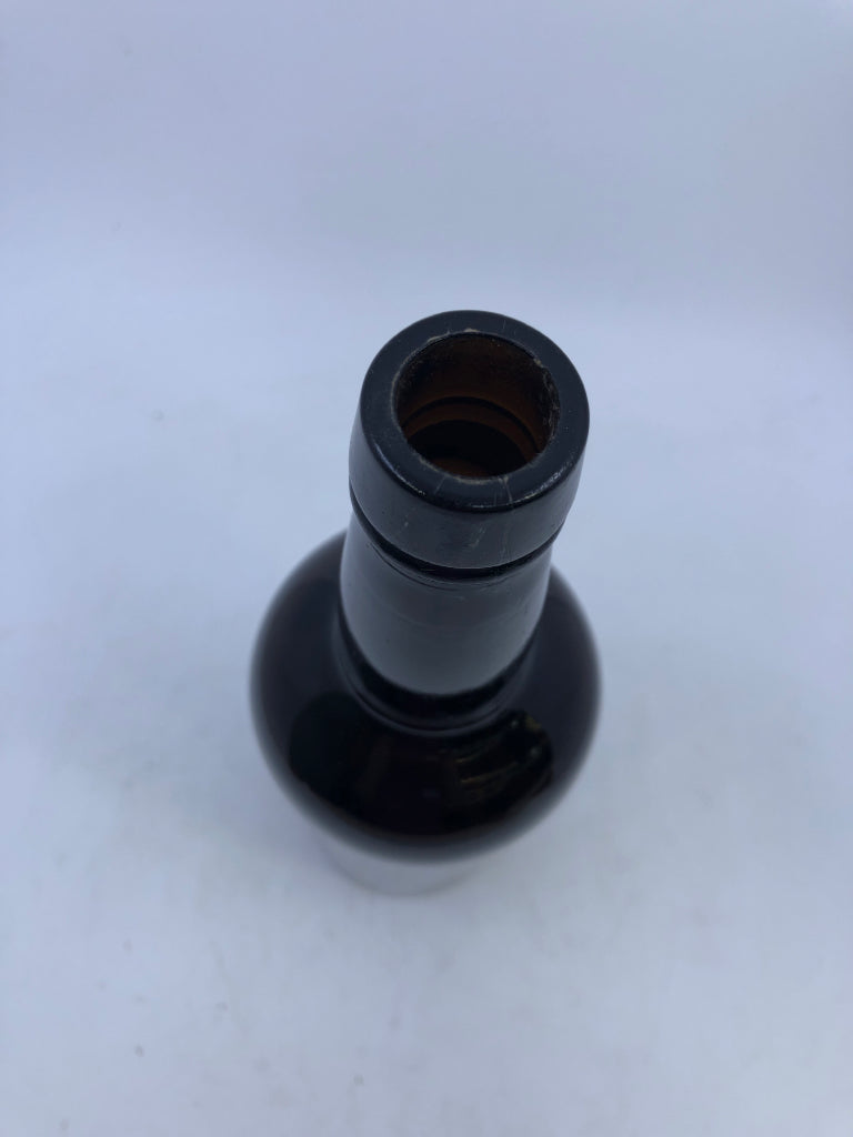 DK BROWN GLASS EMPTY BOTTLE.