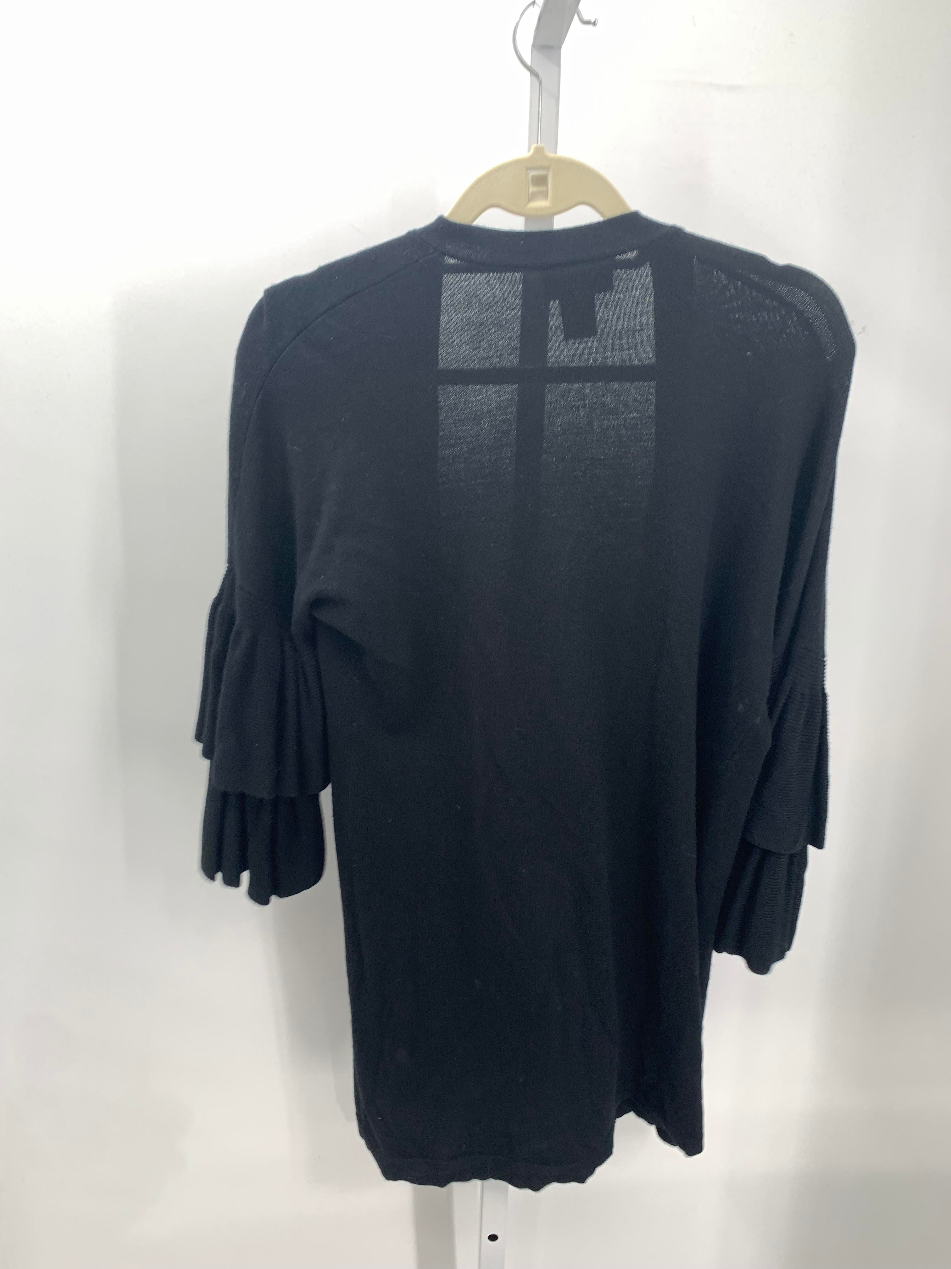 Hooked Up Black Size Small Maternity Long Sleeve Sweater