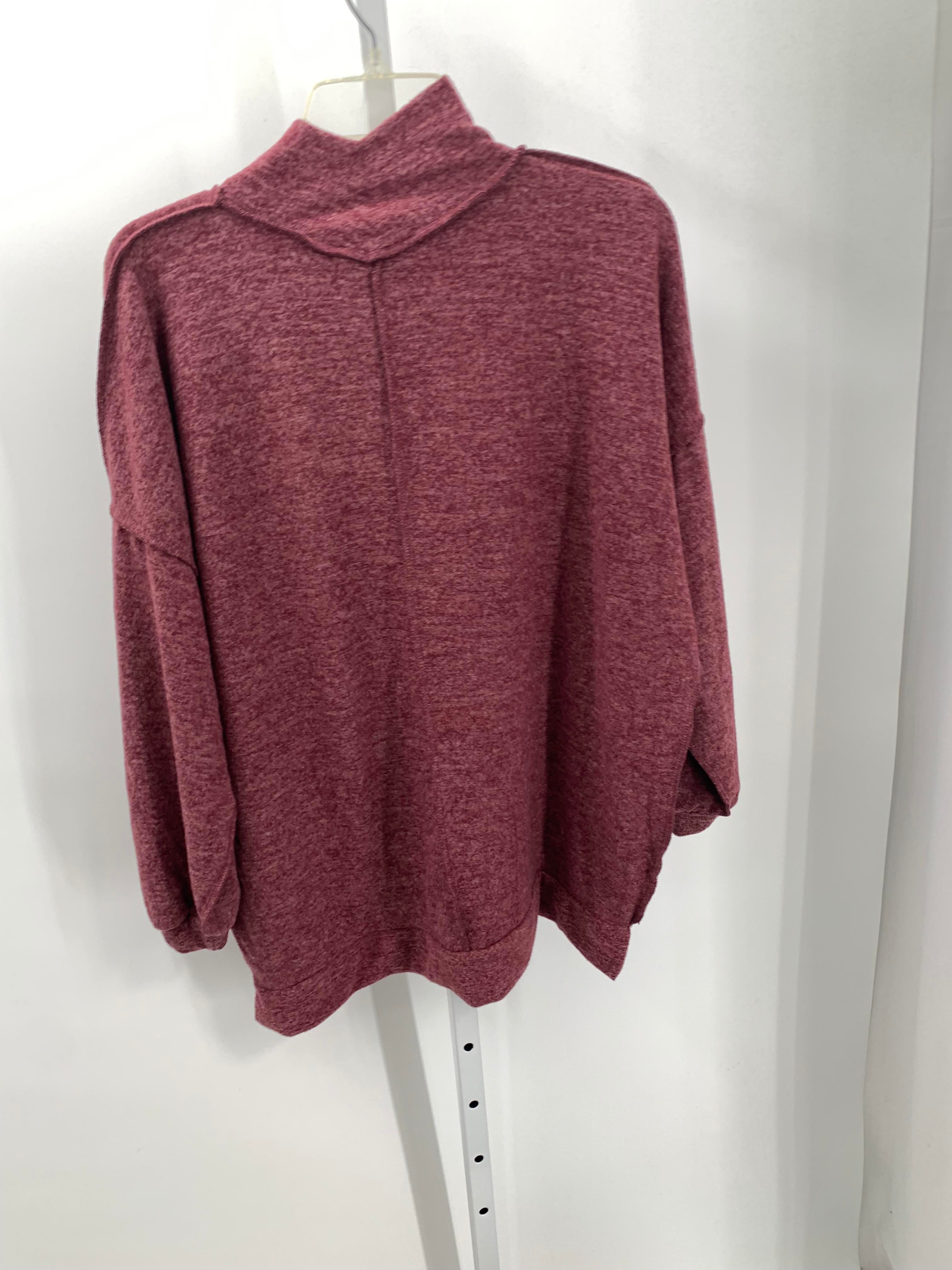 Zenana Size X Small Misses Long Sleeve Shirt