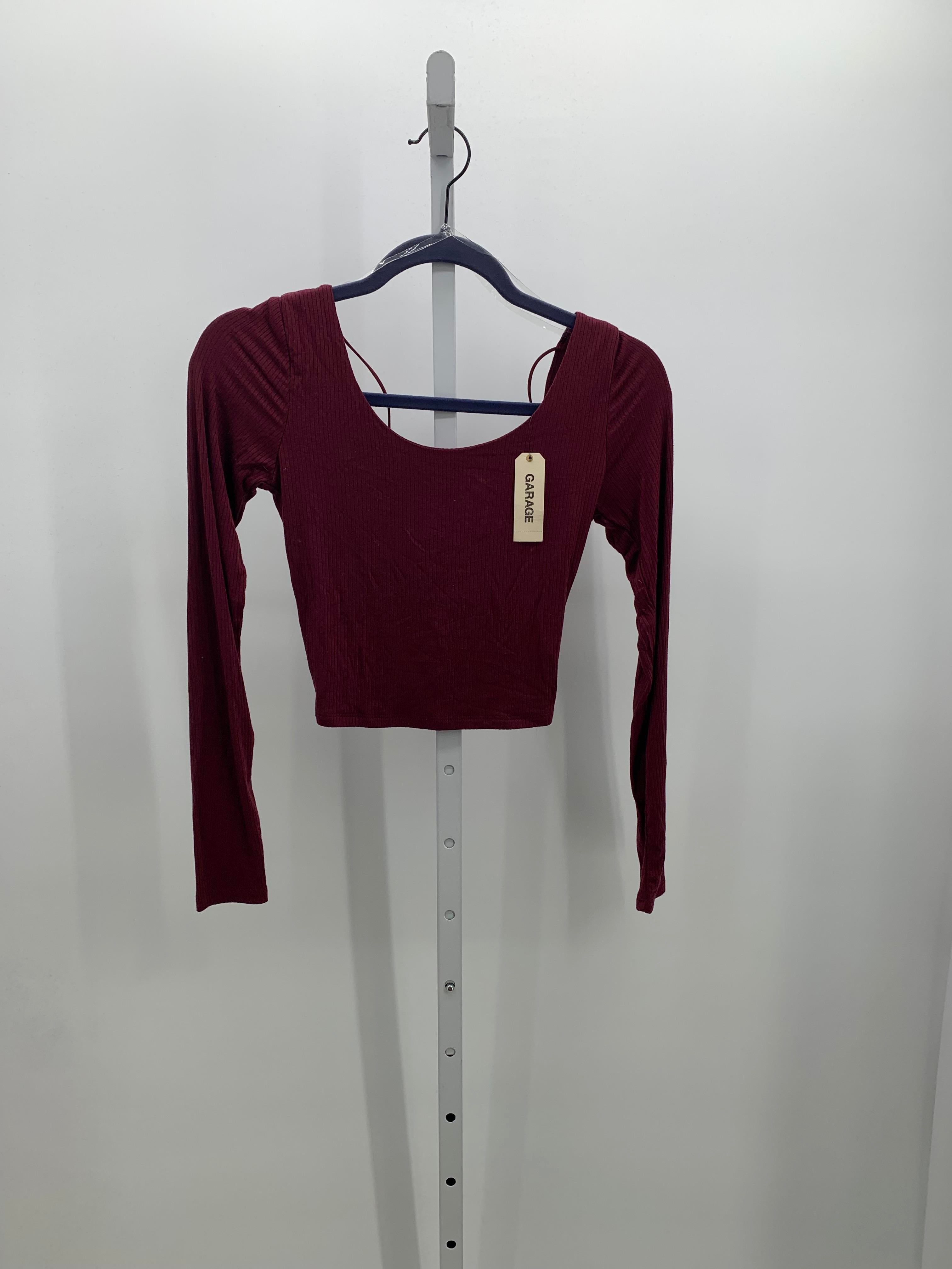Garage Size Small Juniors Long Sleeve Shirt