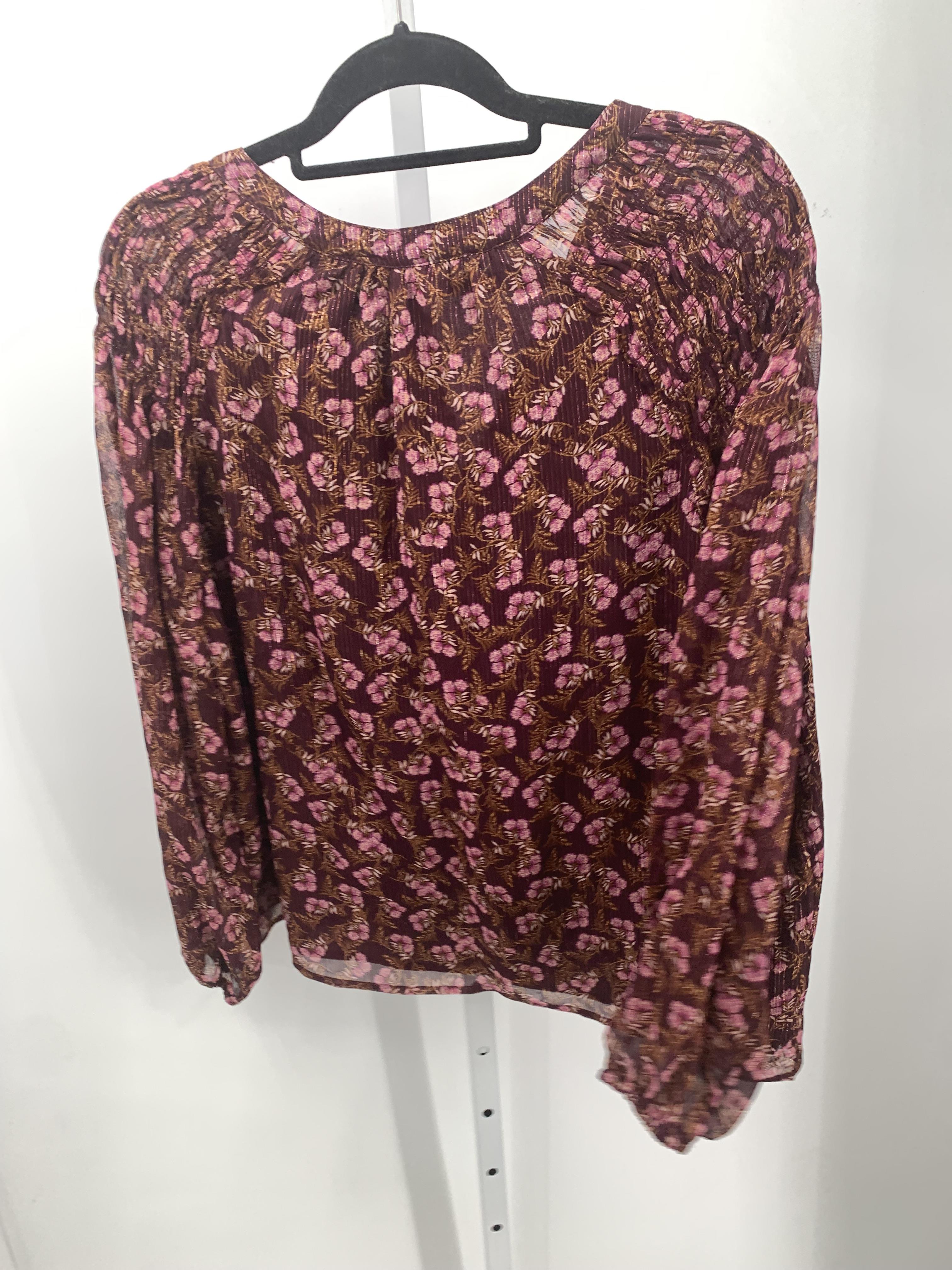 Loft Size Large Misses Long Sleeve Shirt