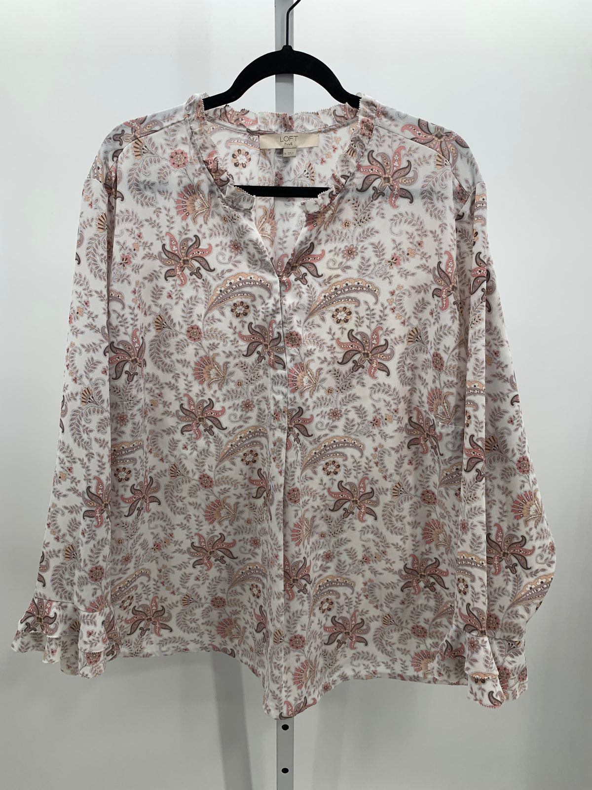 Loft Size 26 W Womens Long Sleeve Shirt