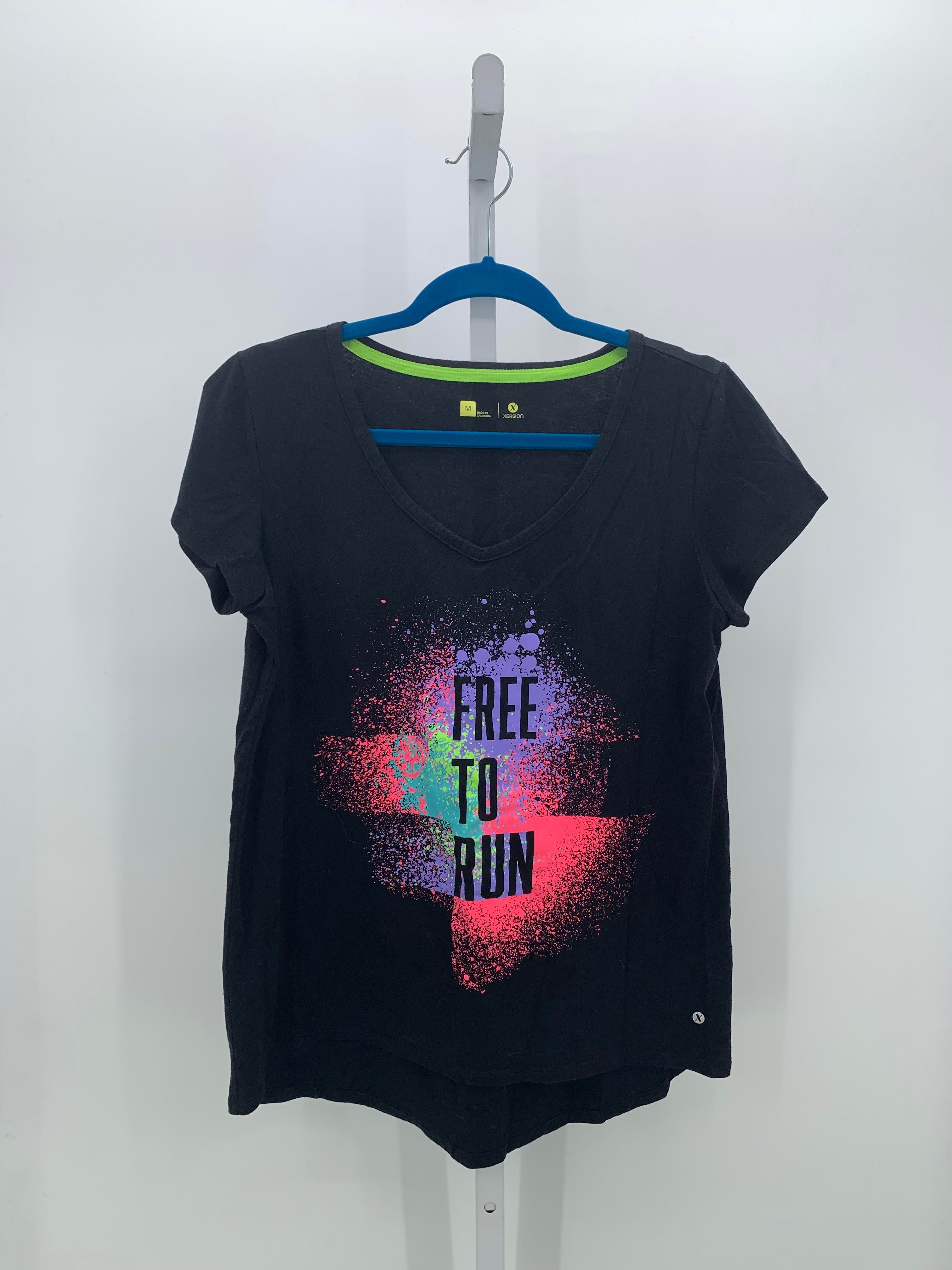 Xersion Size Medium Misses Short Sleeve Shirt