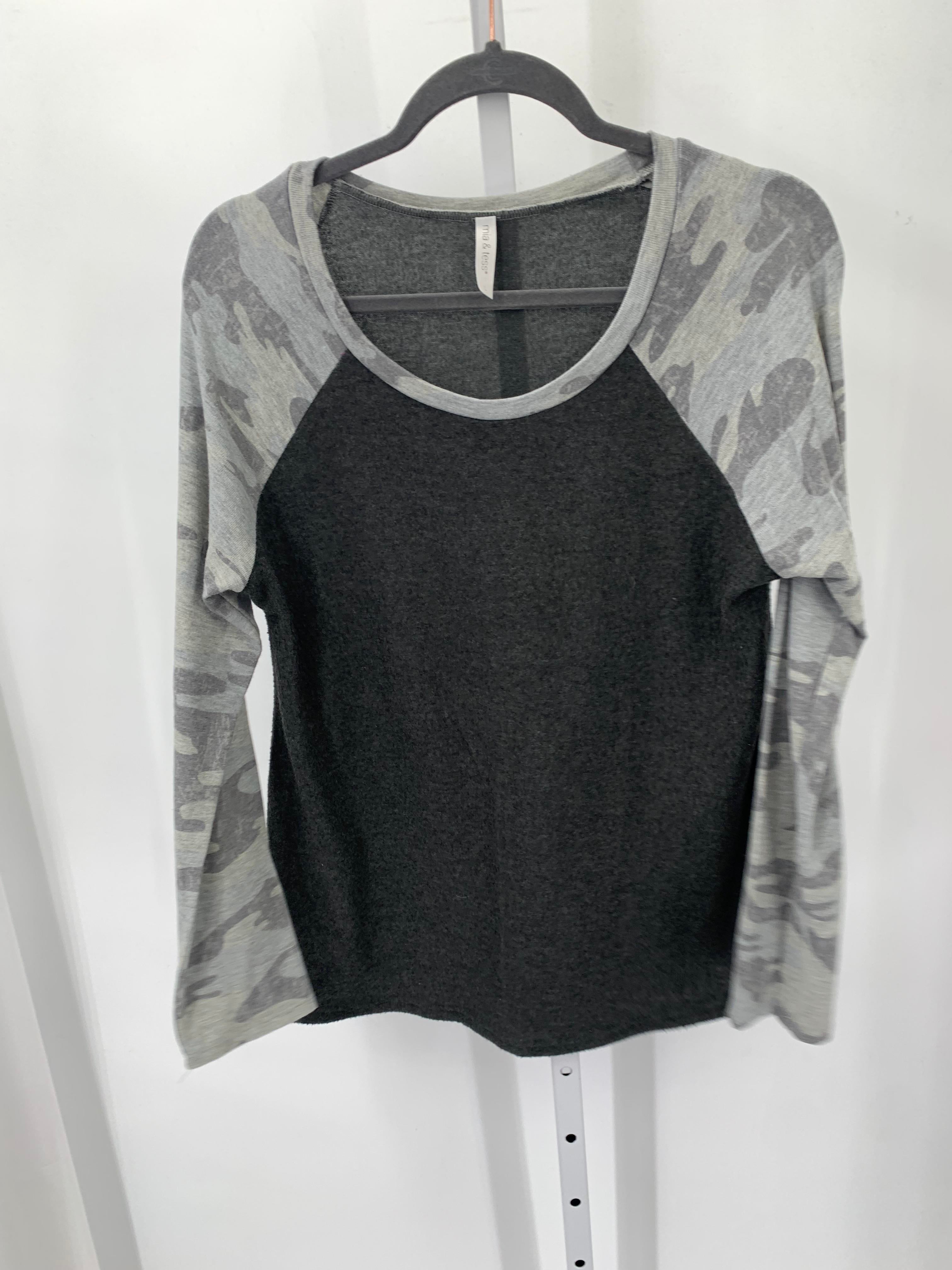 Mia & Tess Size Large Misses Long Sleeve Shirt