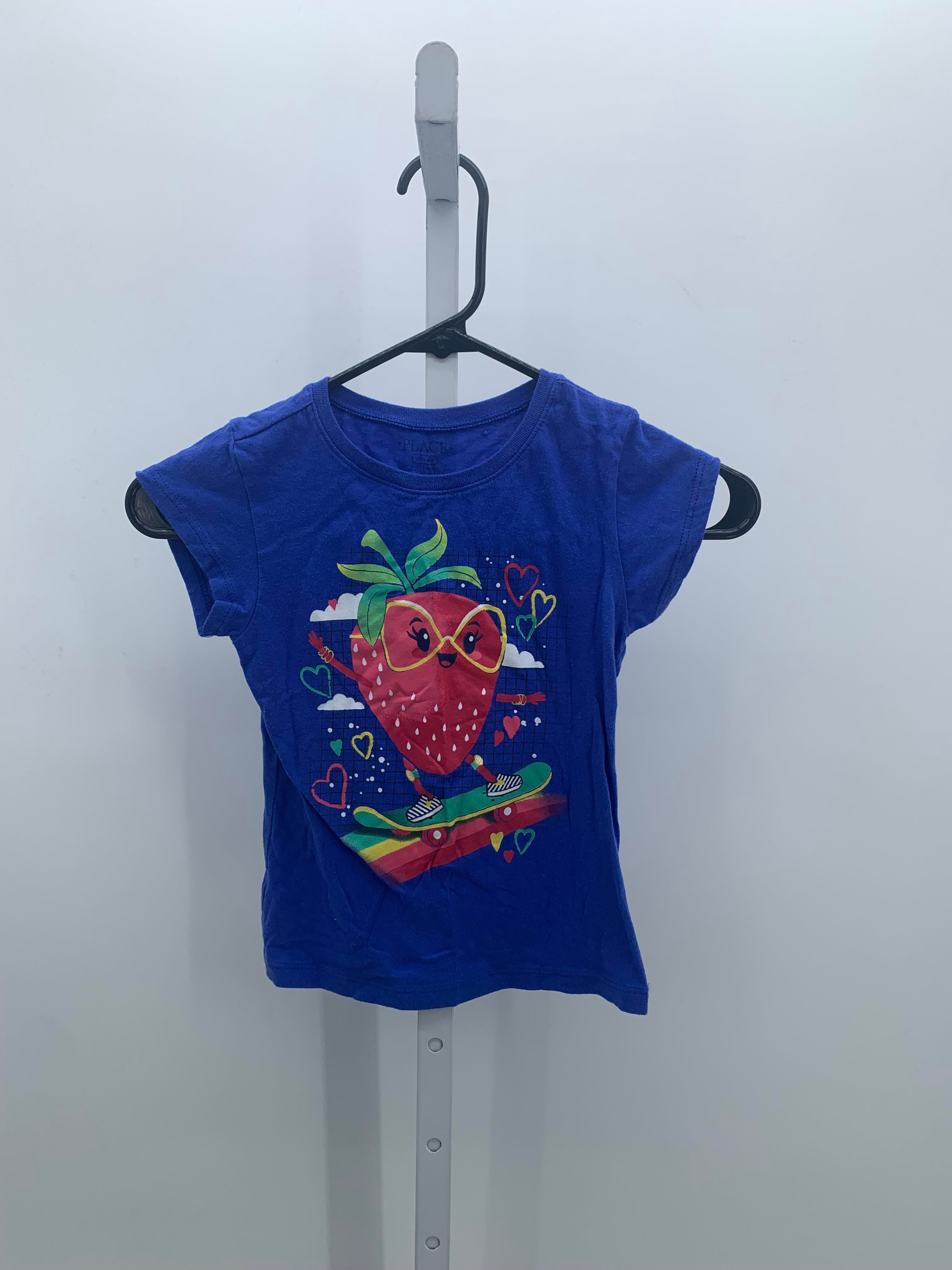 Children's Place Size 5-6 Girls Short Sleeve Shirt
