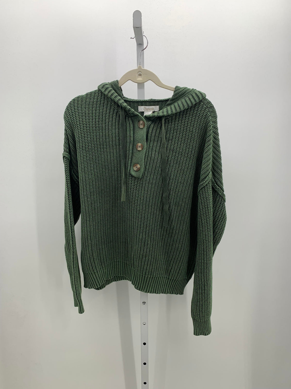 Natural Reflections Size Medium Misses Long Slv Sweater
