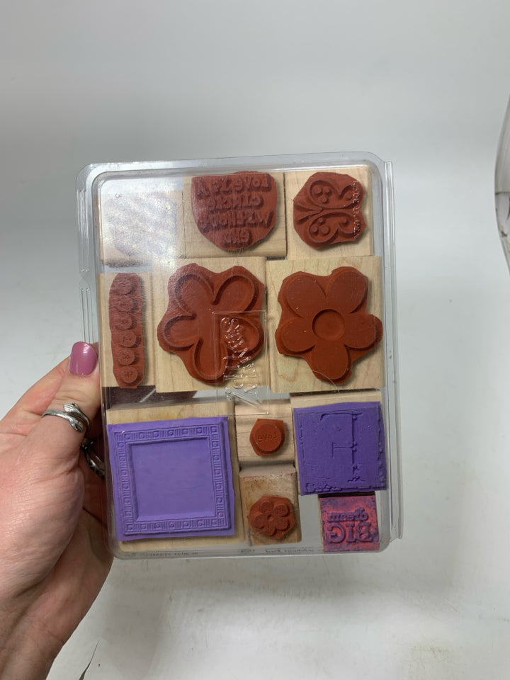 STAMPS IN CASE.
