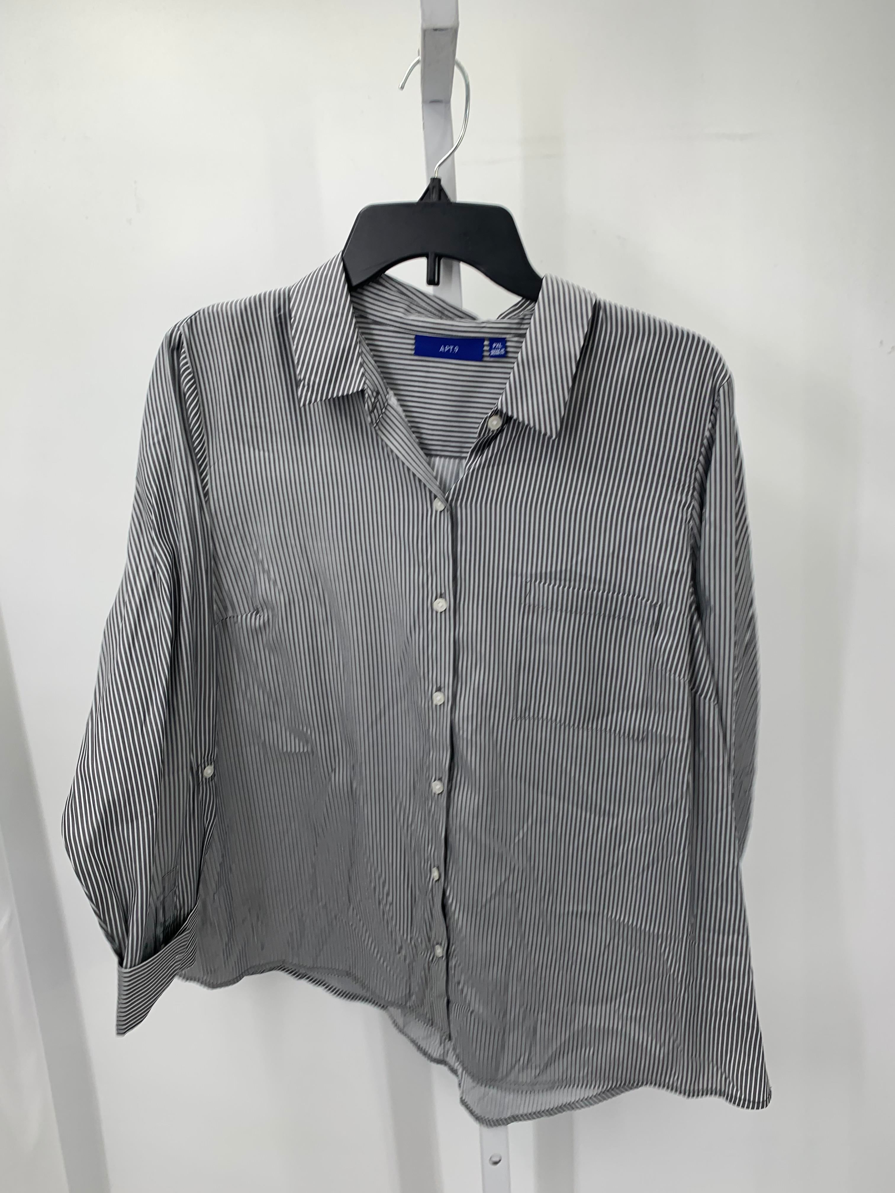 Apt. 9 Size X Large Petite Petite Long Sleeve Shirt