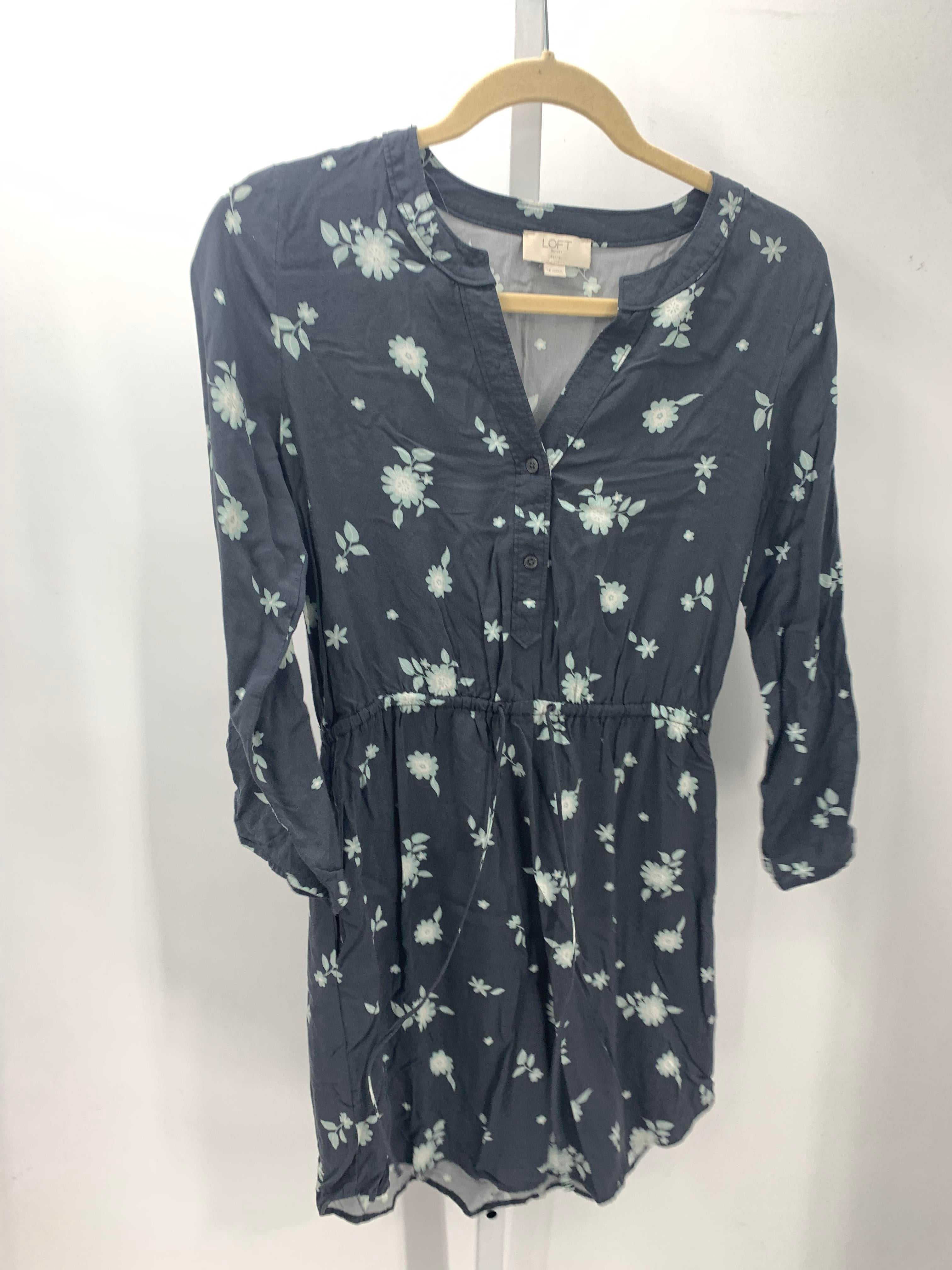Loft Size Small Petite Petite Long Sleeve Dress