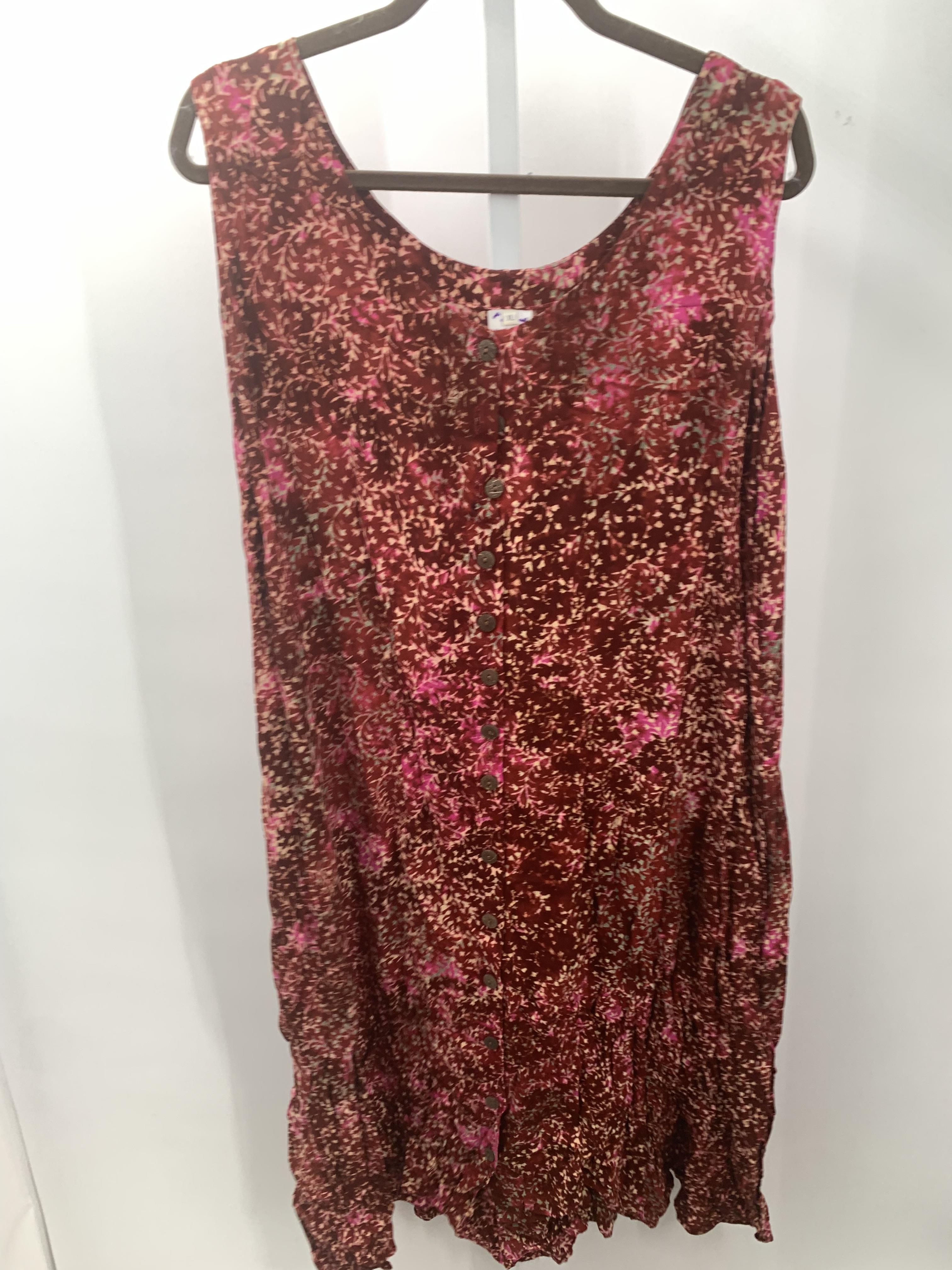Size Extra Large Misses Sleeveless Dress