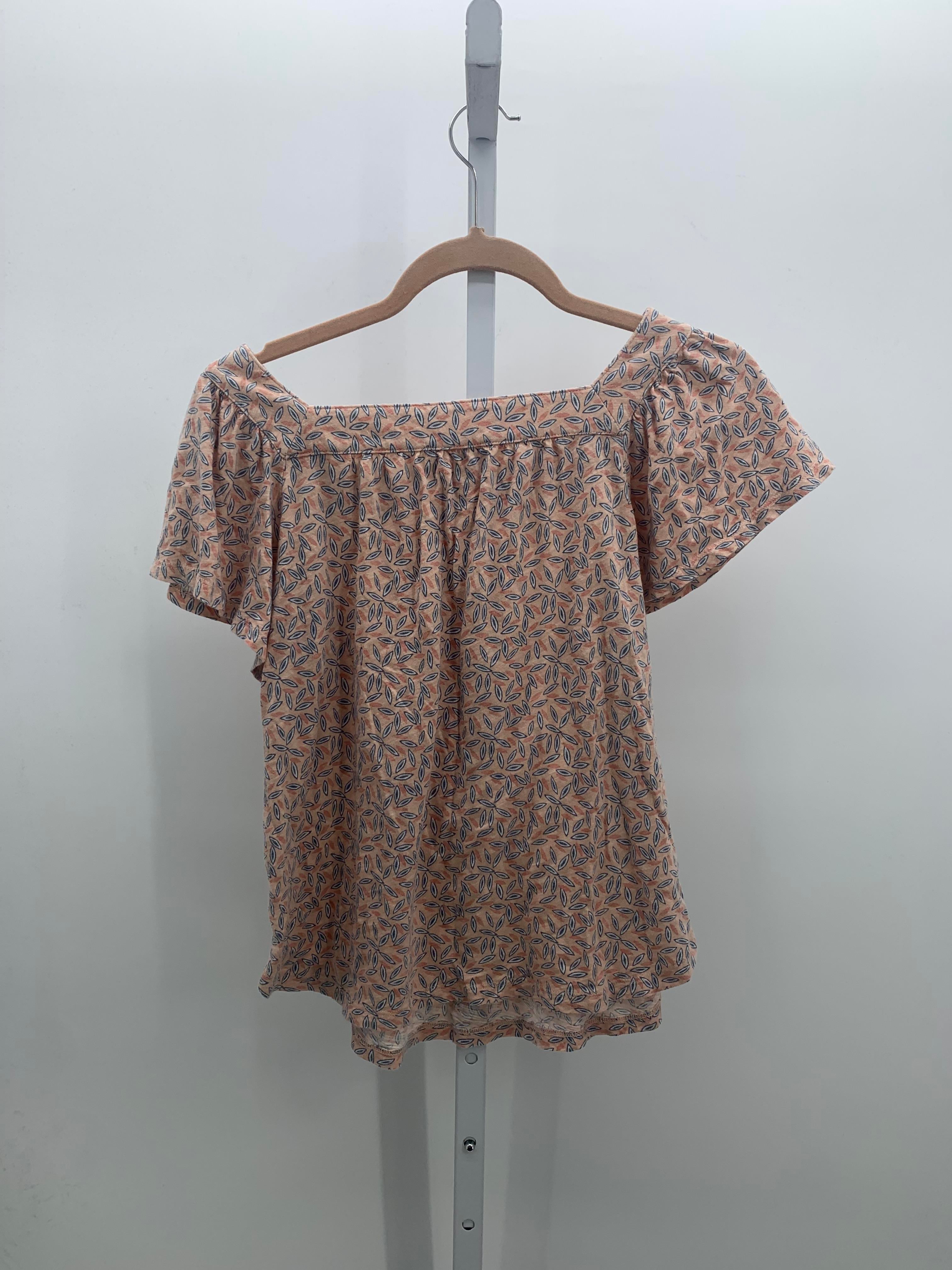 Loft Size X Small Misses Short Sleeve Shirt