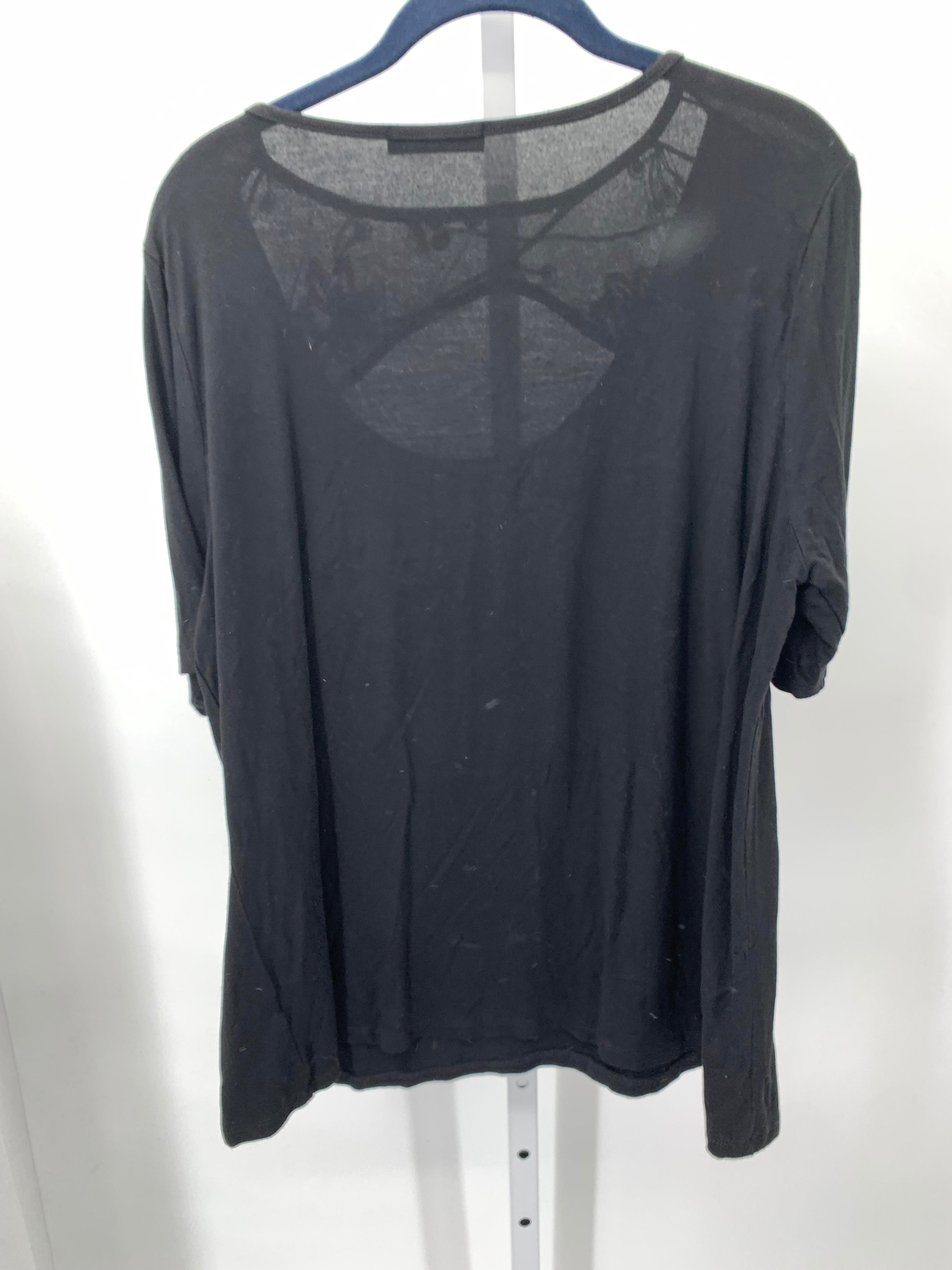 Kim & Cami Size 1X Womens Short Sleeve Shirt