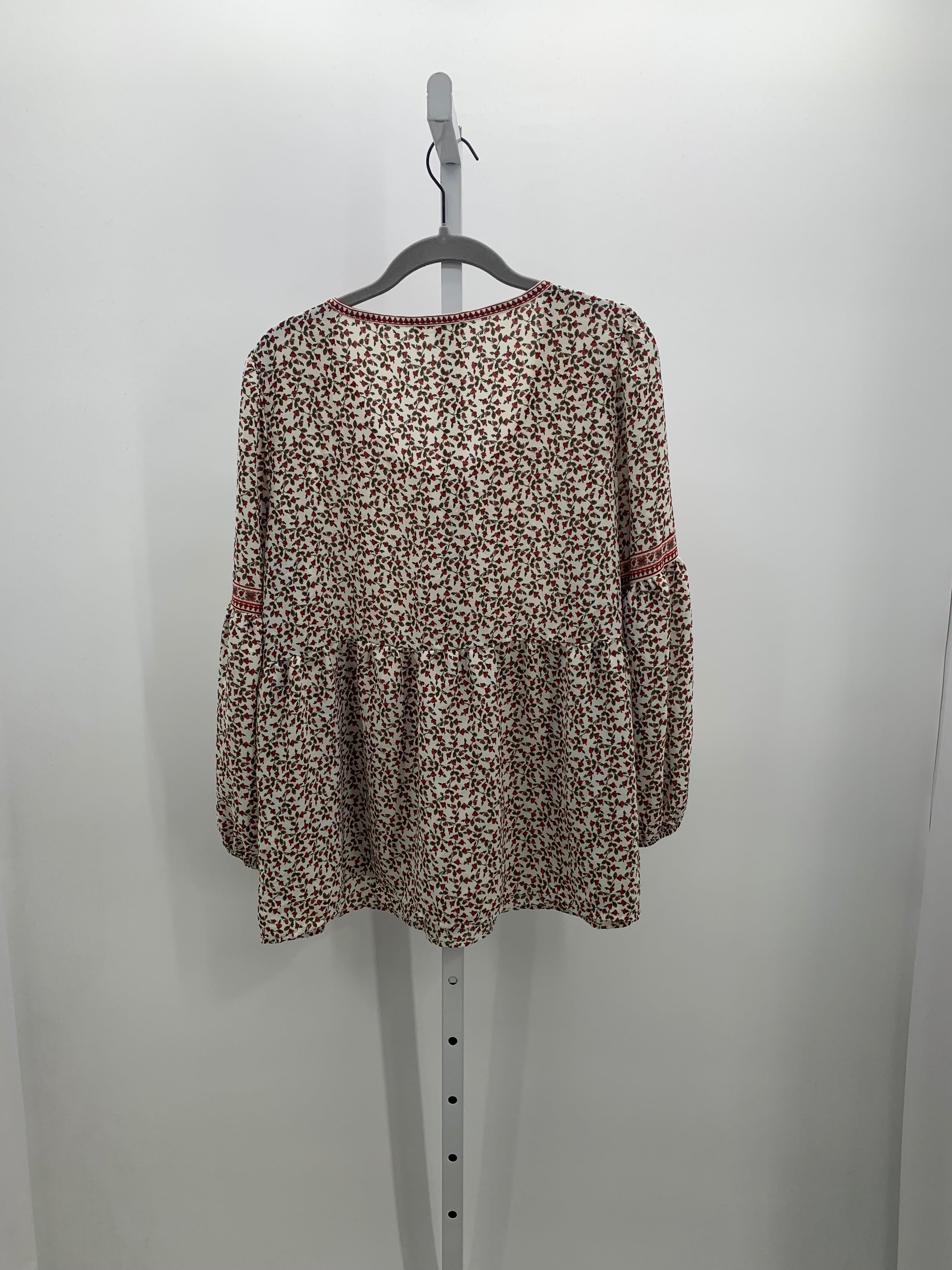 Max Studio Size Large Misses Long Sleeve Shirt