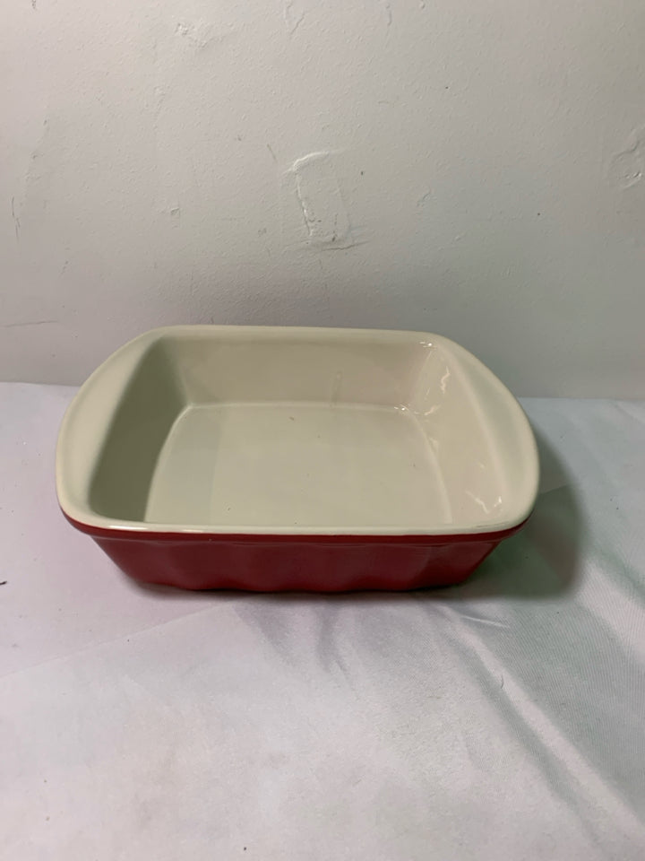 RED SQUARE BAKING DISH-GOOD COOK.