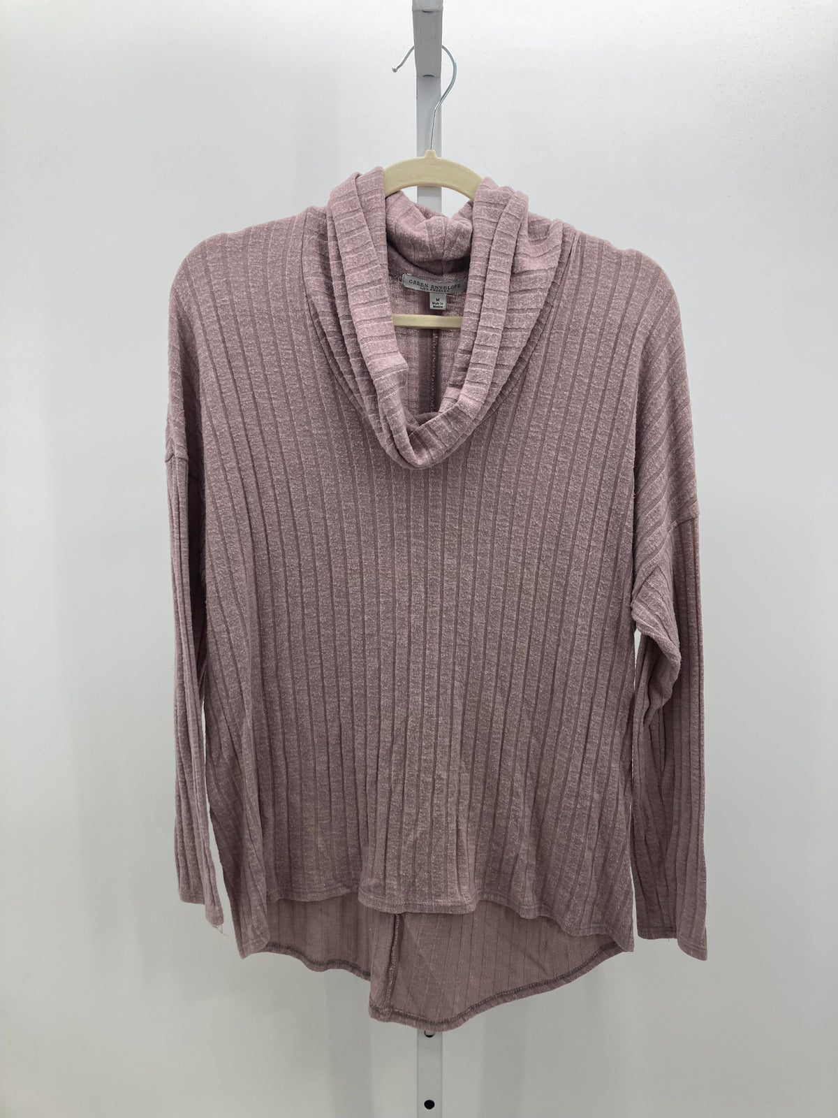 Green Envelope Size Medium Misses Long Sleeve Shirt