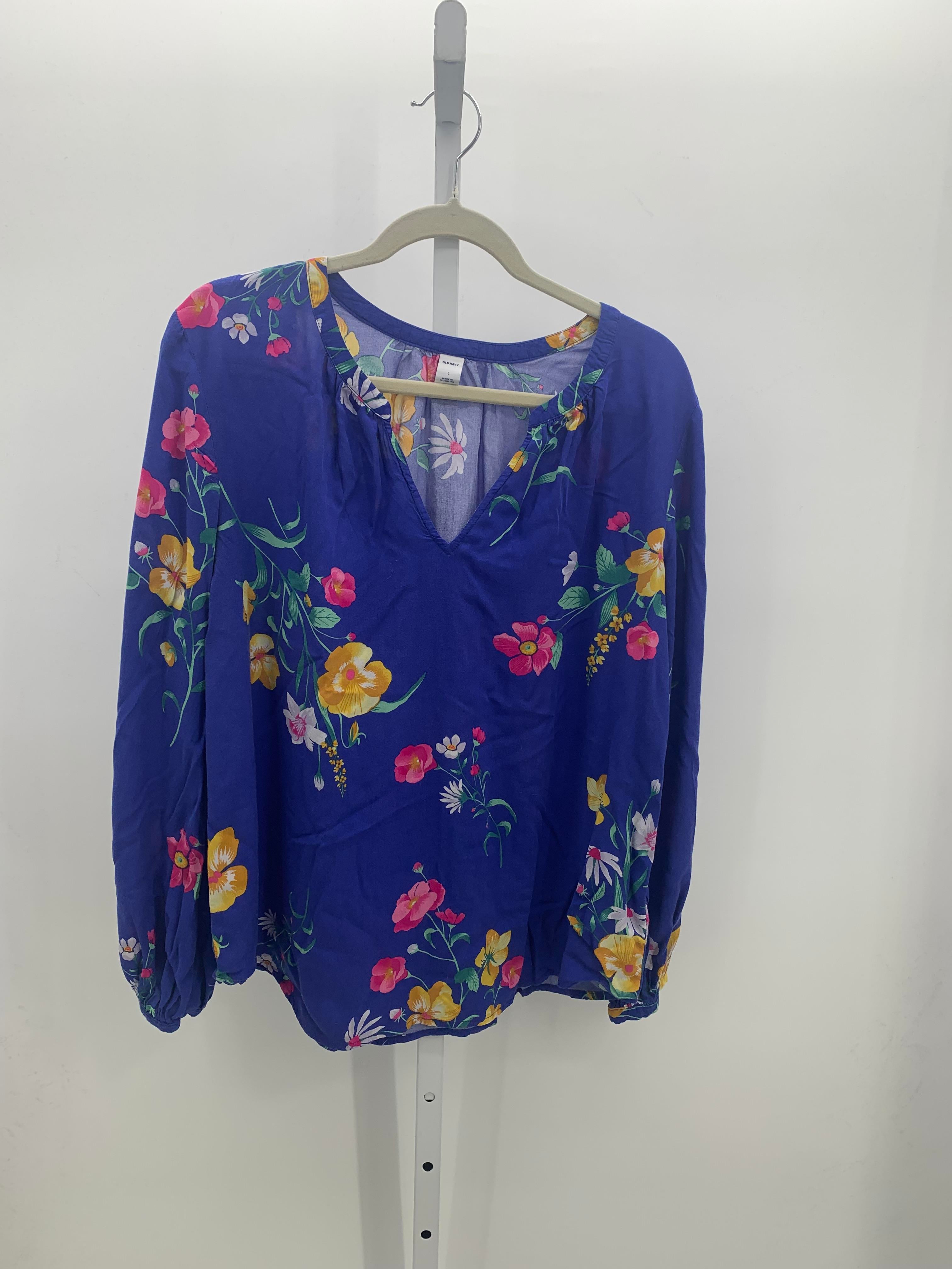 Old Navy Size Large Misses Long Sleeve Shirt