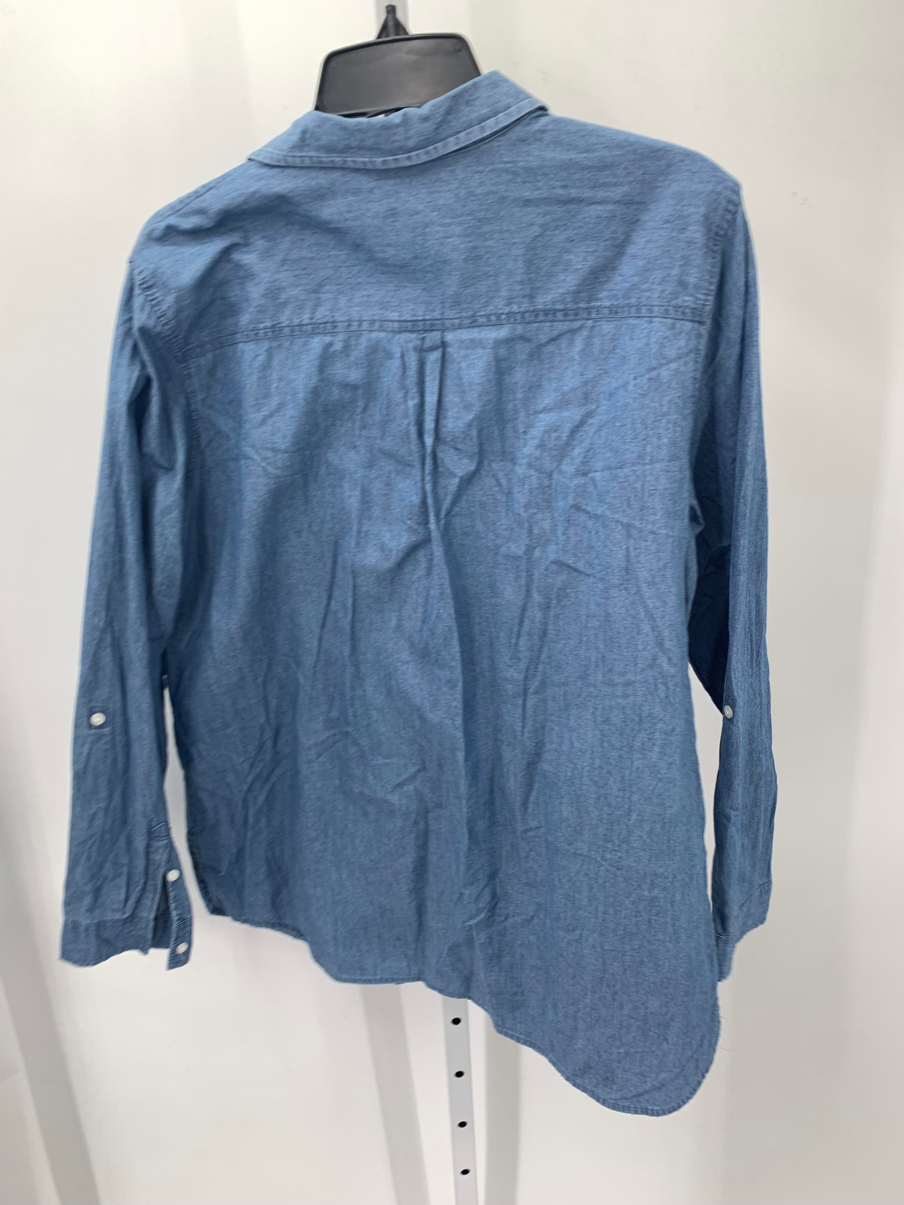 Croft & Barrow Size XXL Misses Long Sleeve Shirt