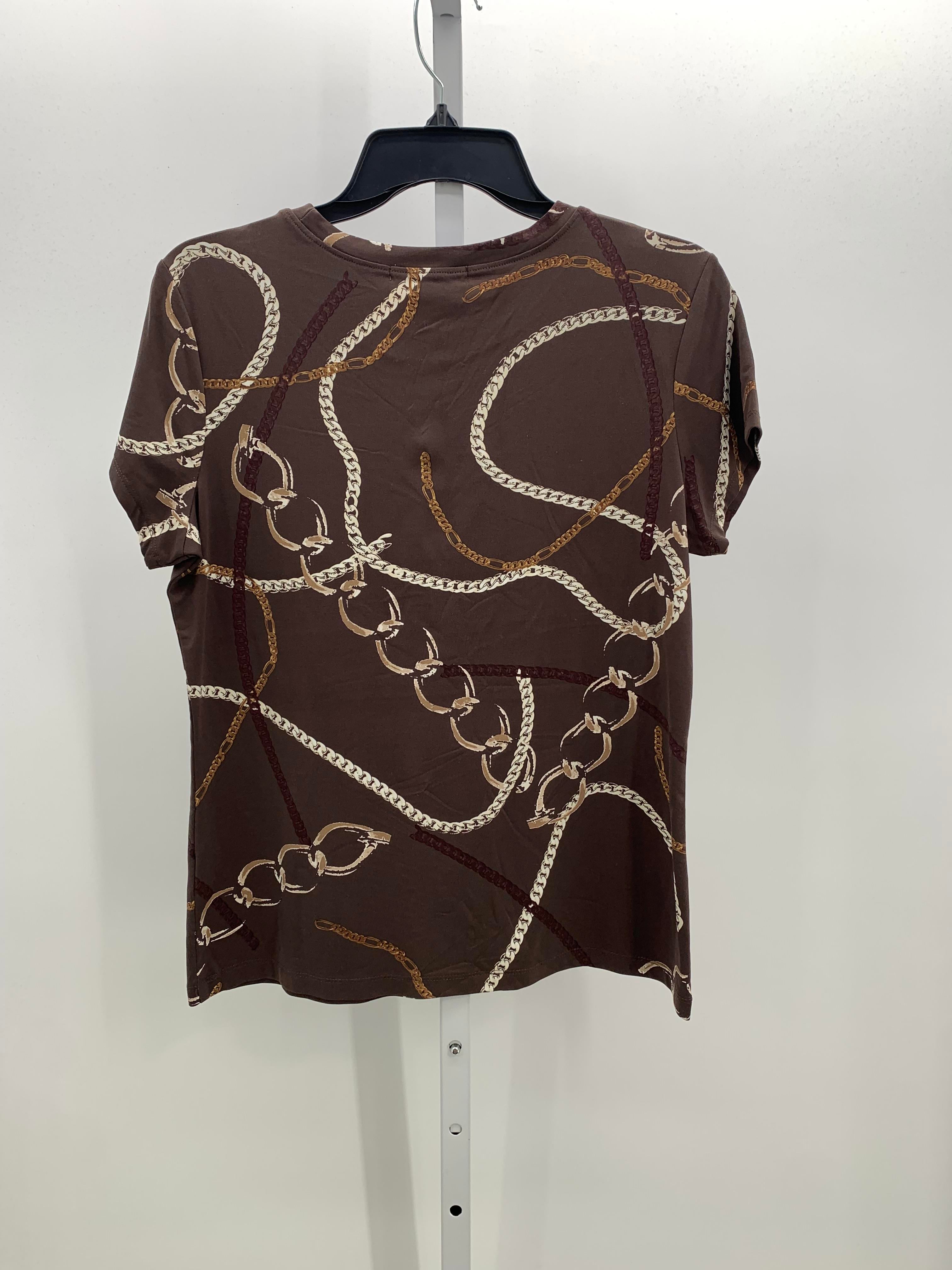 Apostrophe Size Medium Misses Short Sleeve Shirt