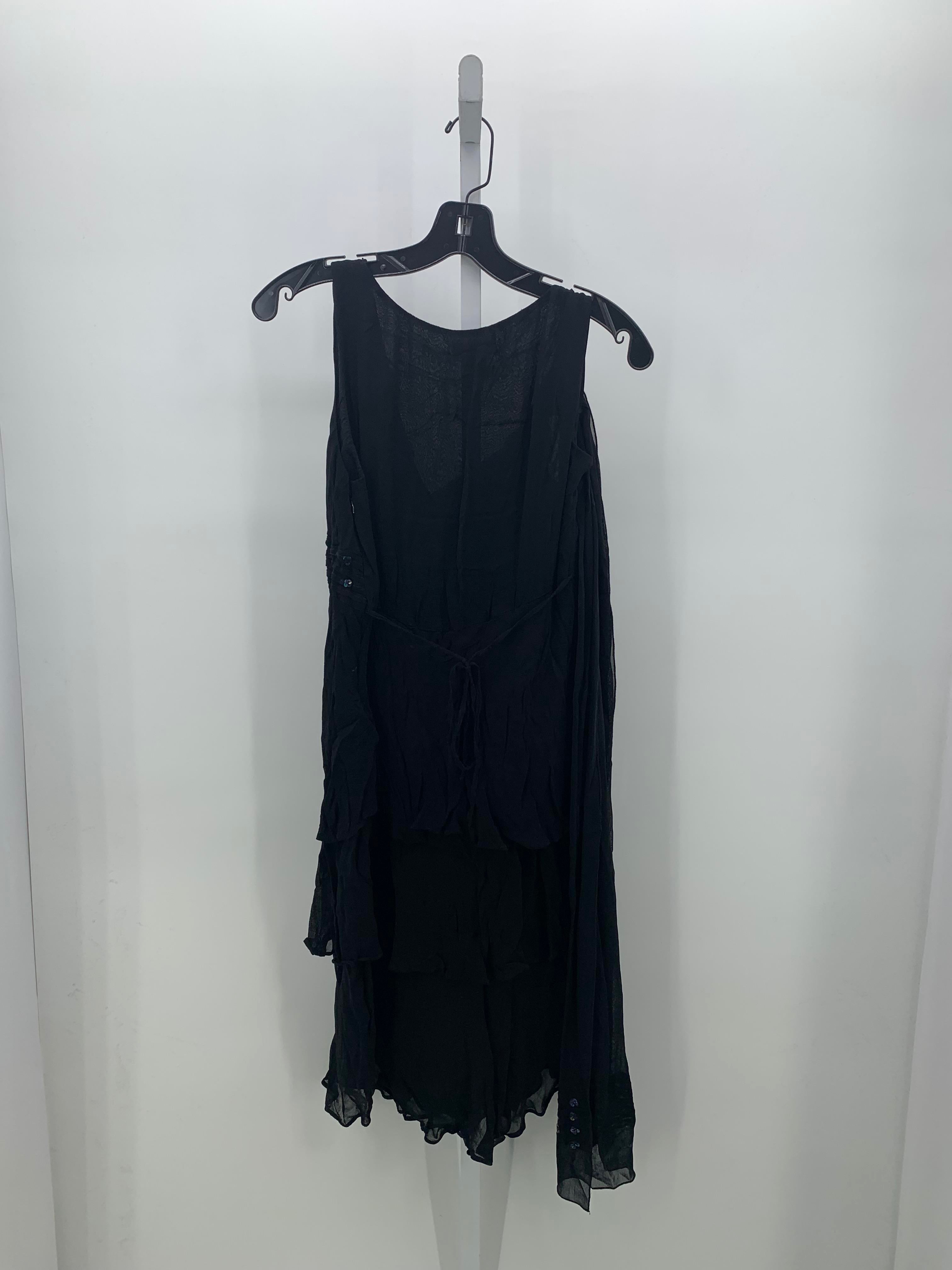 Motherhood Black Size Large Maternity Sleeveless Dress