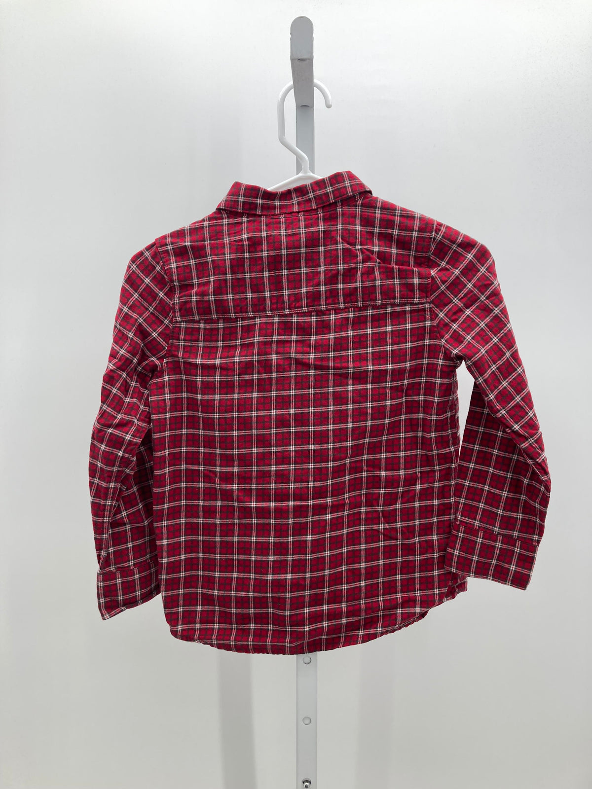 WHITE GREEN PLAID