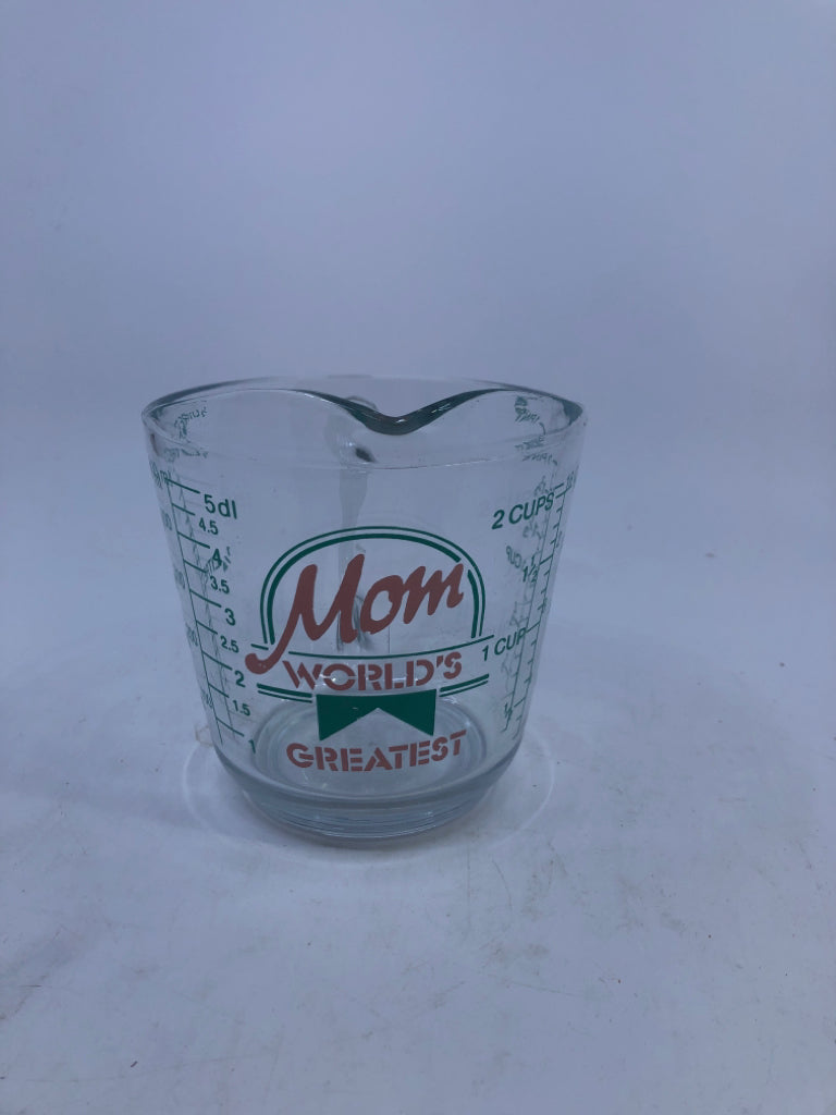 WORLDS GREATEST MOM MEASURING CUP 2CUP.