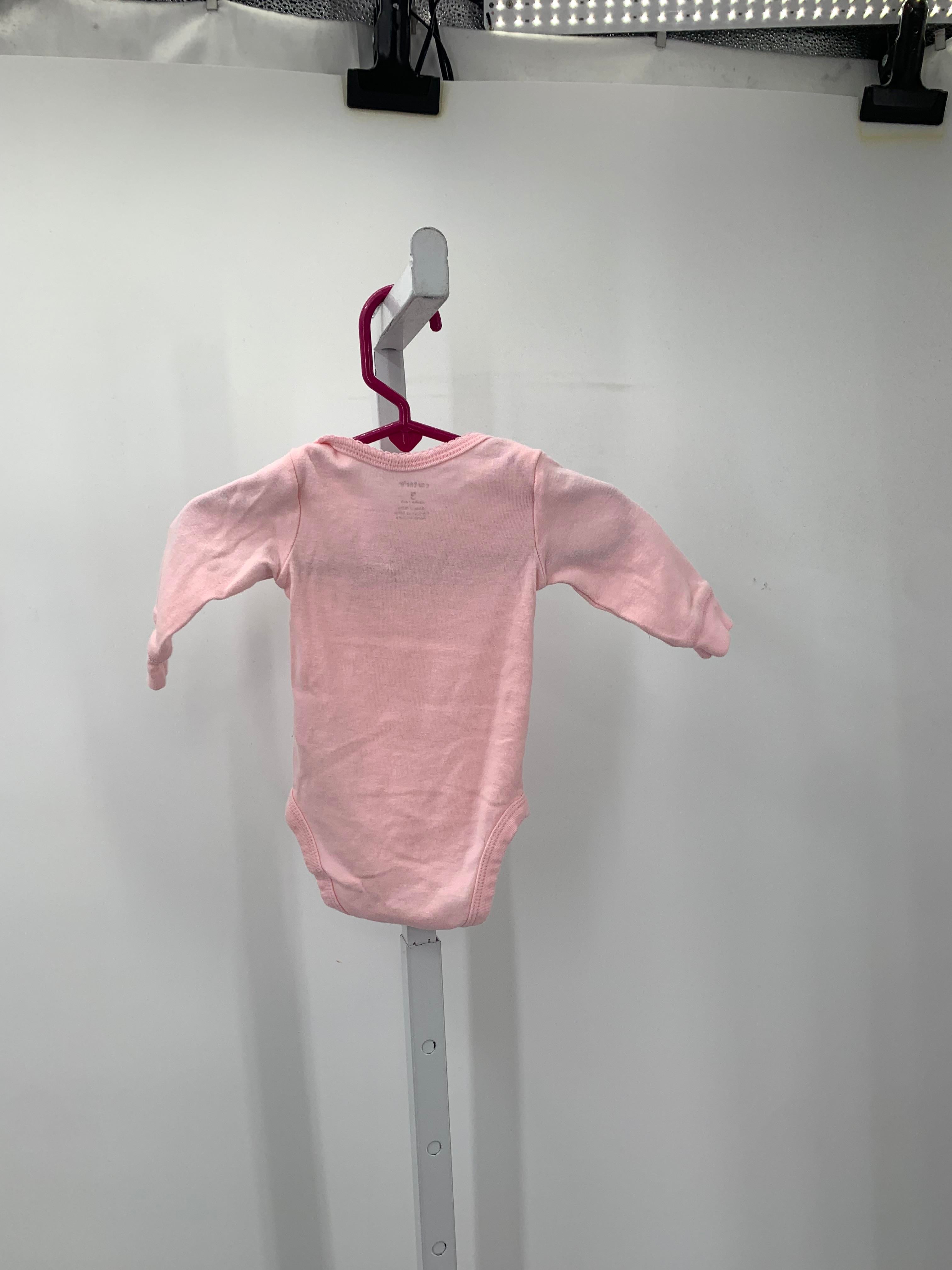 Carters Size 3 Months Girls Long Sleeve Shirt