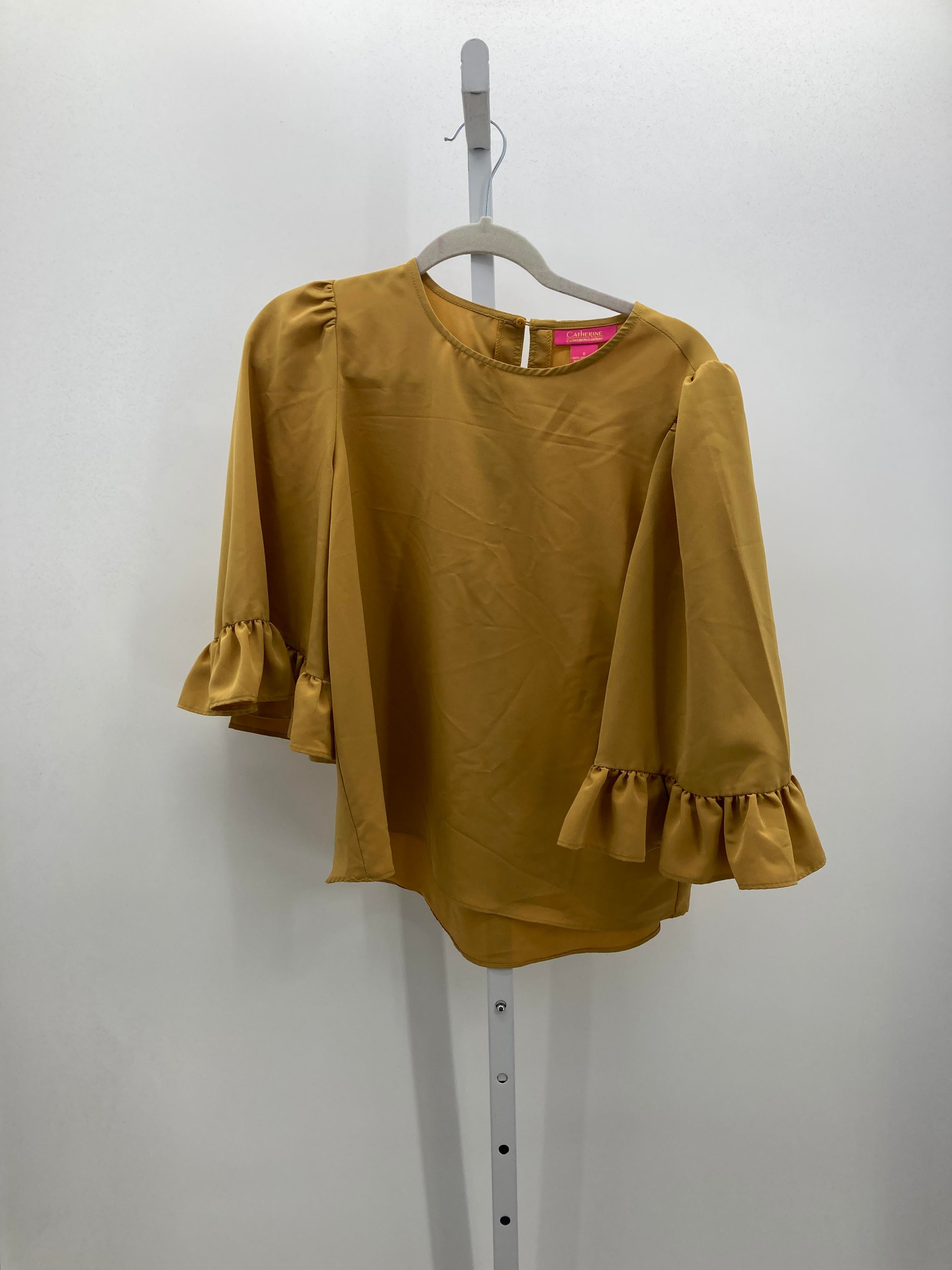 Catherine Malandrino Size Small Misses 3/4 Sleeve Shirt