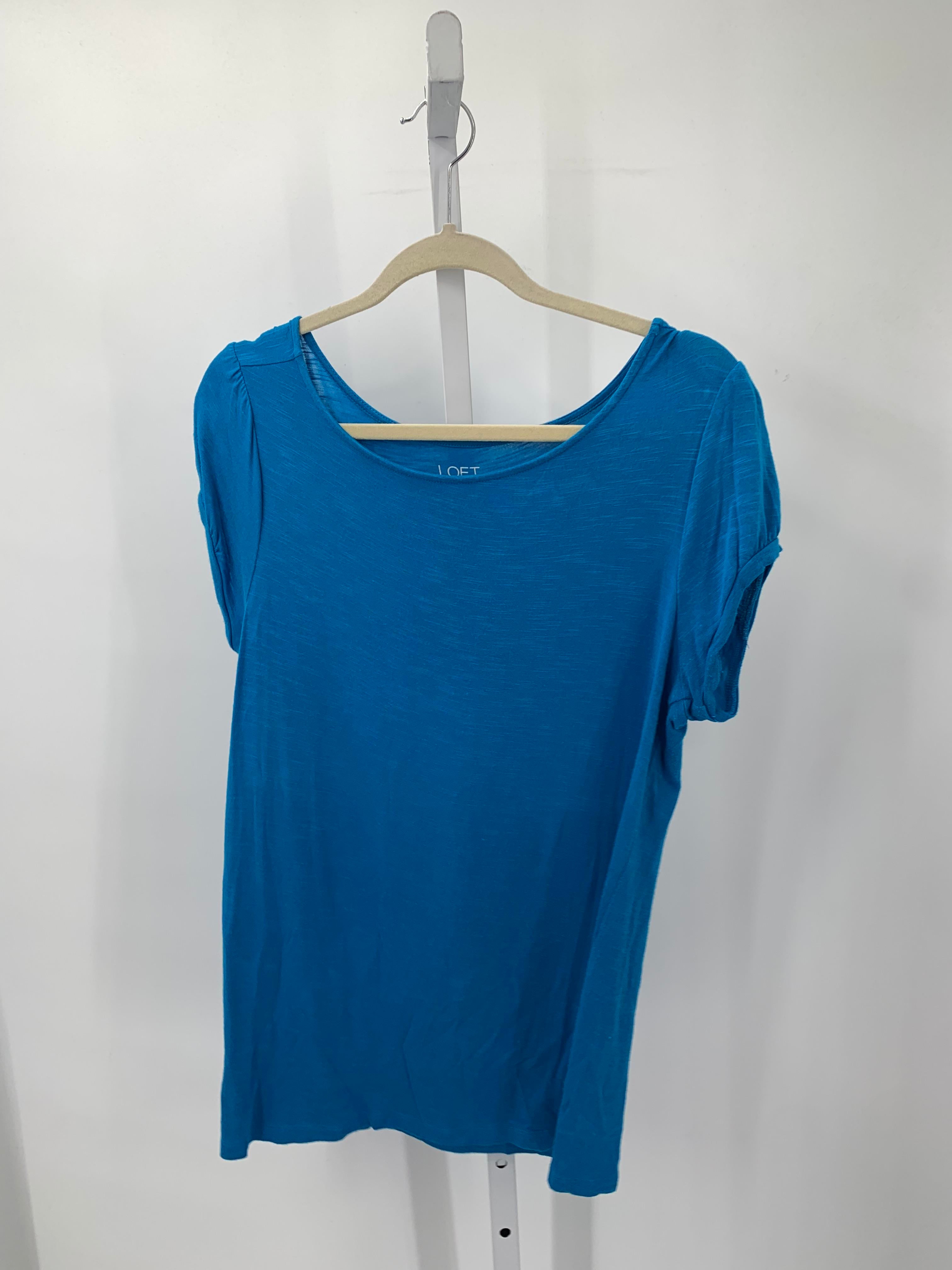 Loft Size Medium Misses Short Sleeve Shirt