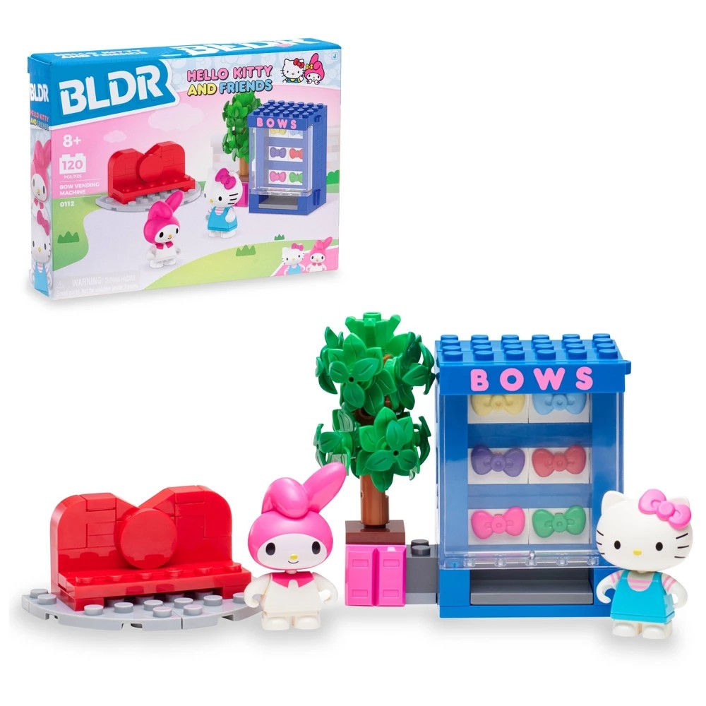 Sanrio Vending Machine Buildable Figure Set with Hello Kitty and My Melody Figur