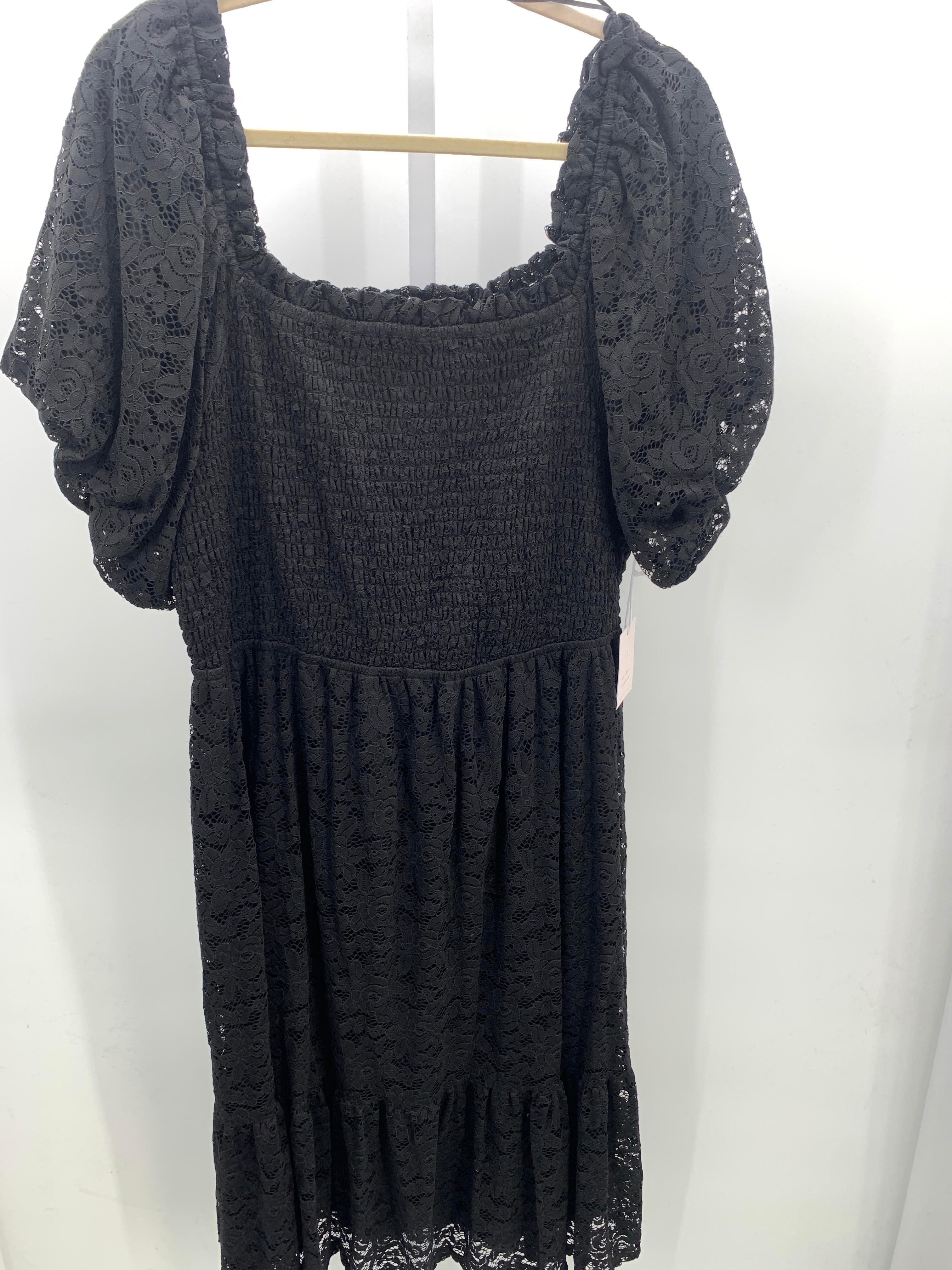Lauren Conrad Size 1X Womens Short Sleeve Dress